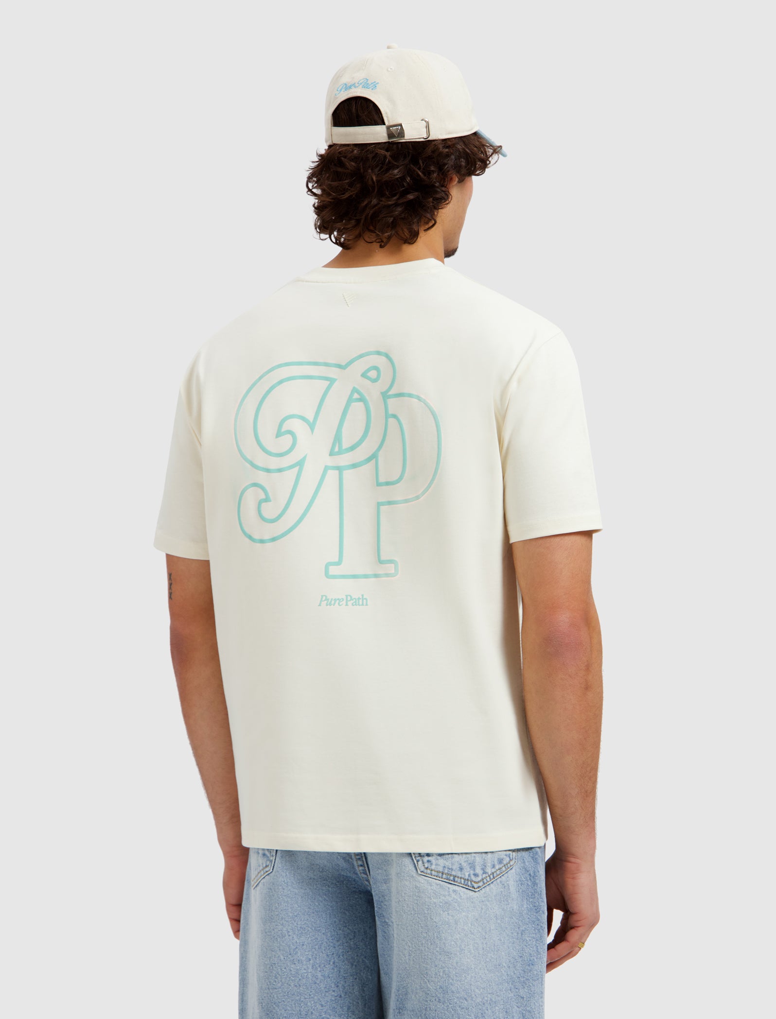 Initials T-shirt | Ecru