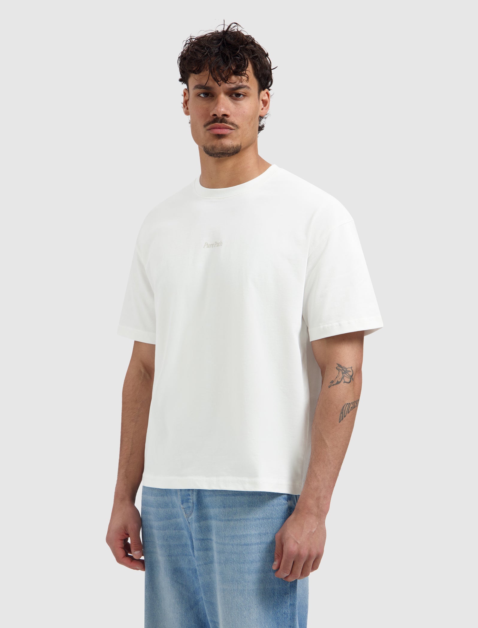 Fundamental Hybrid Logo T-shirt | Off White