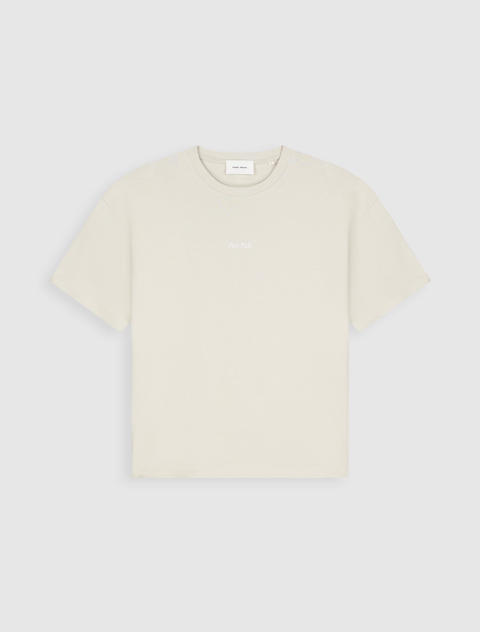 Fundamental Hybrid Logo T-shirt | Sand