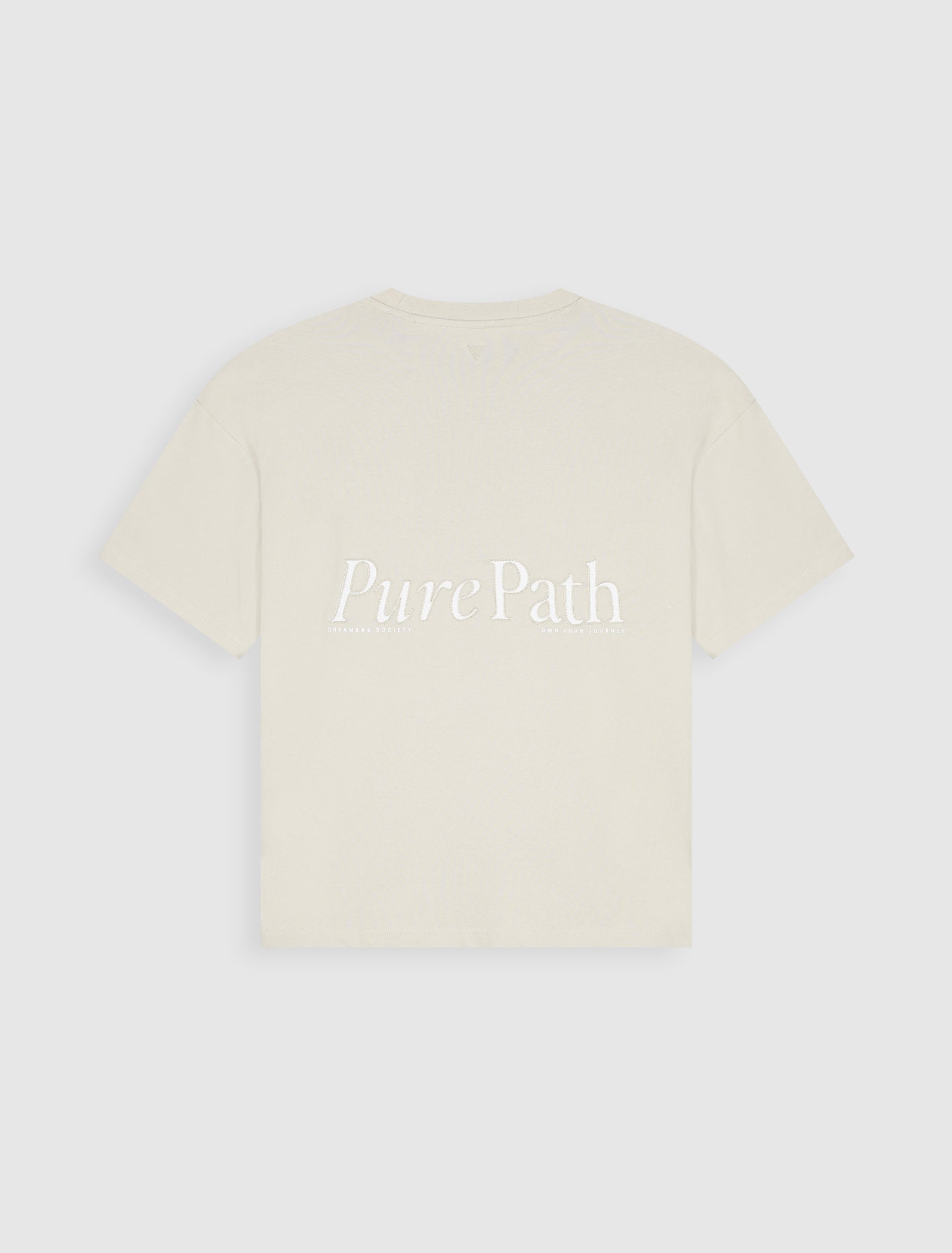 Fundamental Hybrid Logo T-shirt | Sand