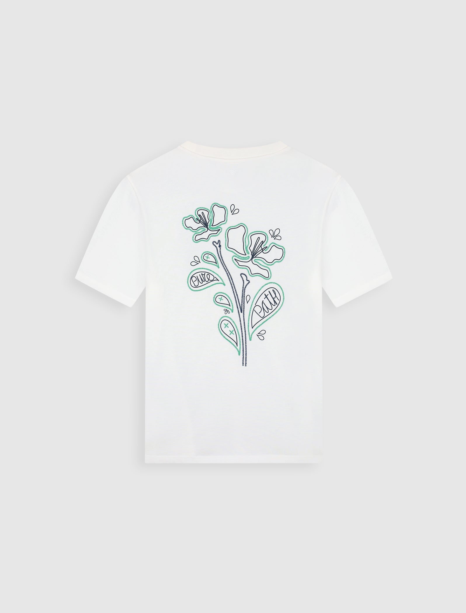 Embroidered Flower T-shirt | Off White