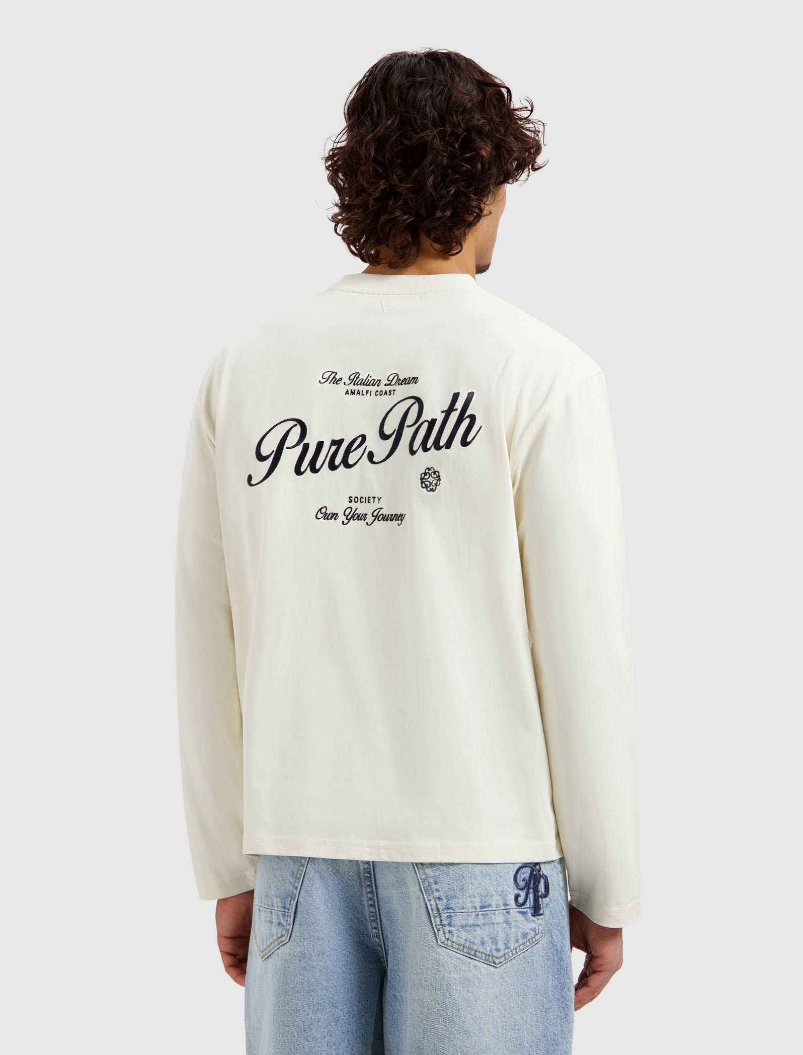 Italian Dream Longsleeve T-shirt | Ecru
