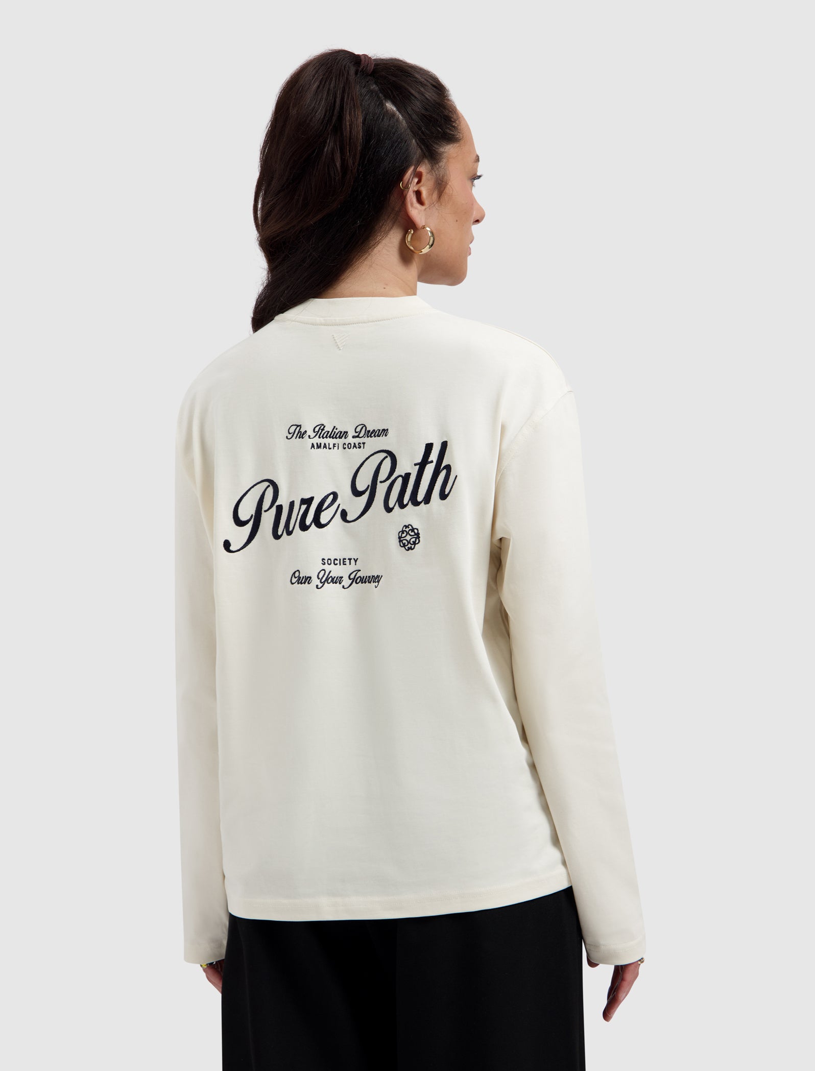 Italian Dream Longsleeve T-shirt | Ecru