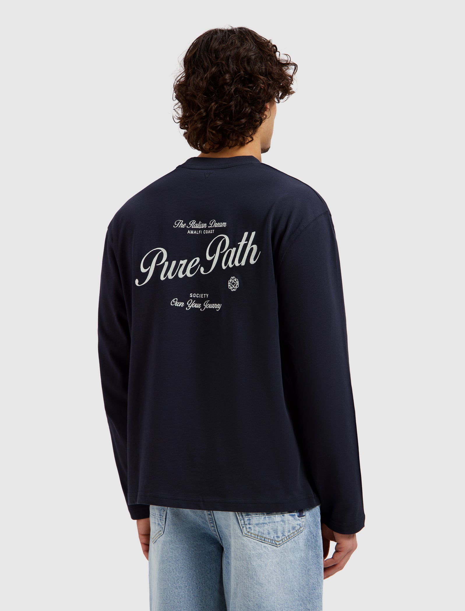 Italian Dream Longsleeve T-shirt | Dark Navy