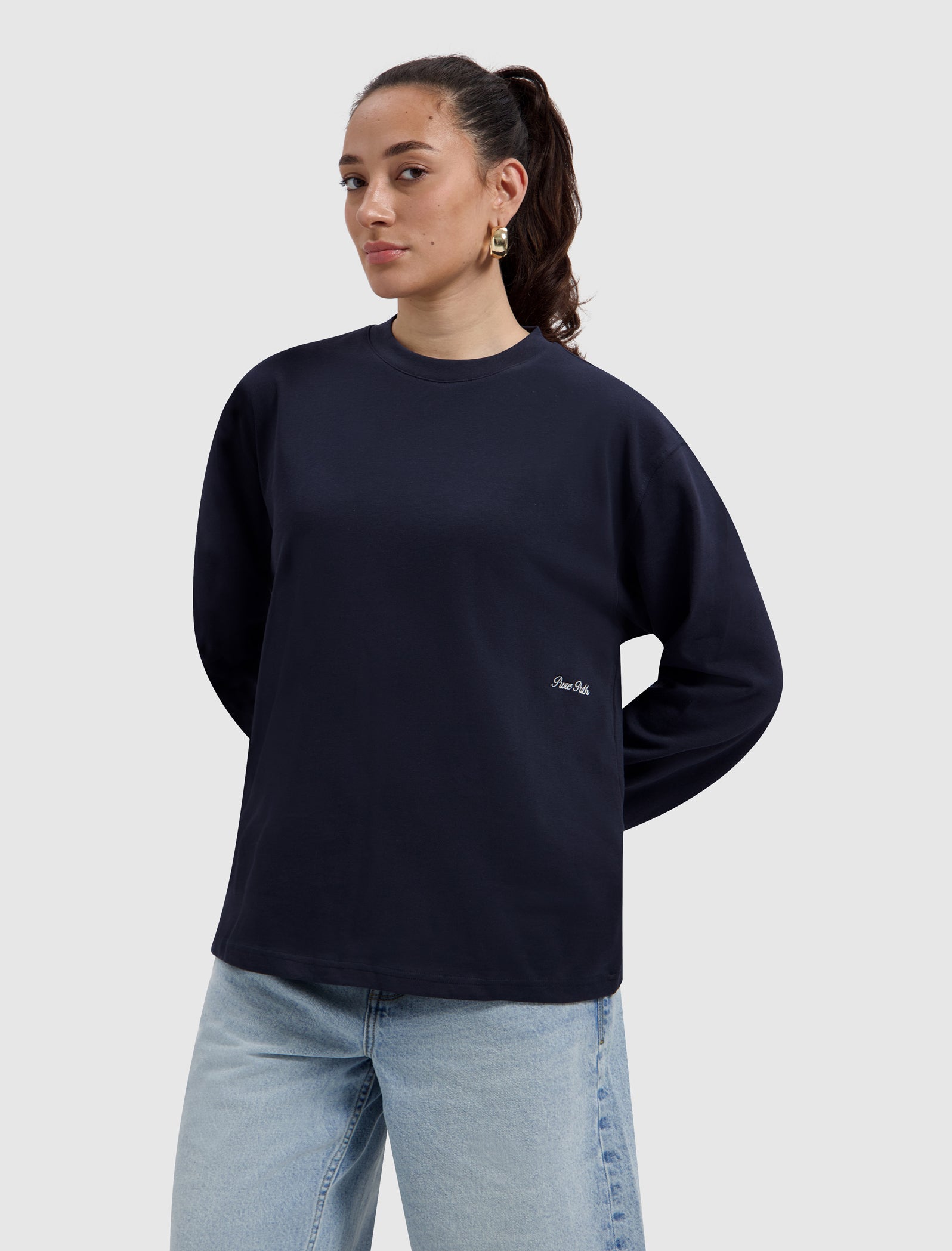 Italian Dream Longsleeve T-shirt | Dark Navy
