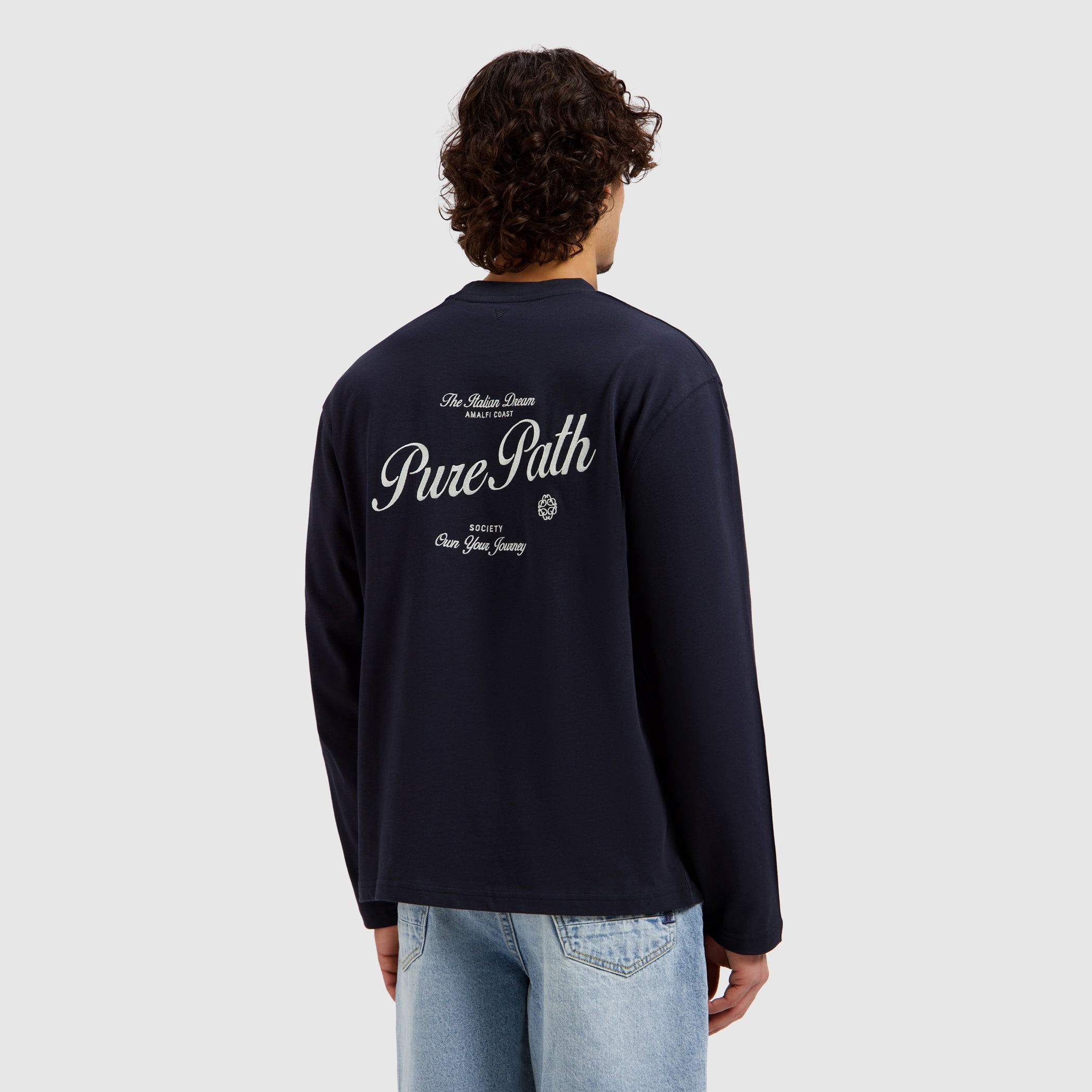 Italian Dream Longsleeve T-shirt | Dark Navy