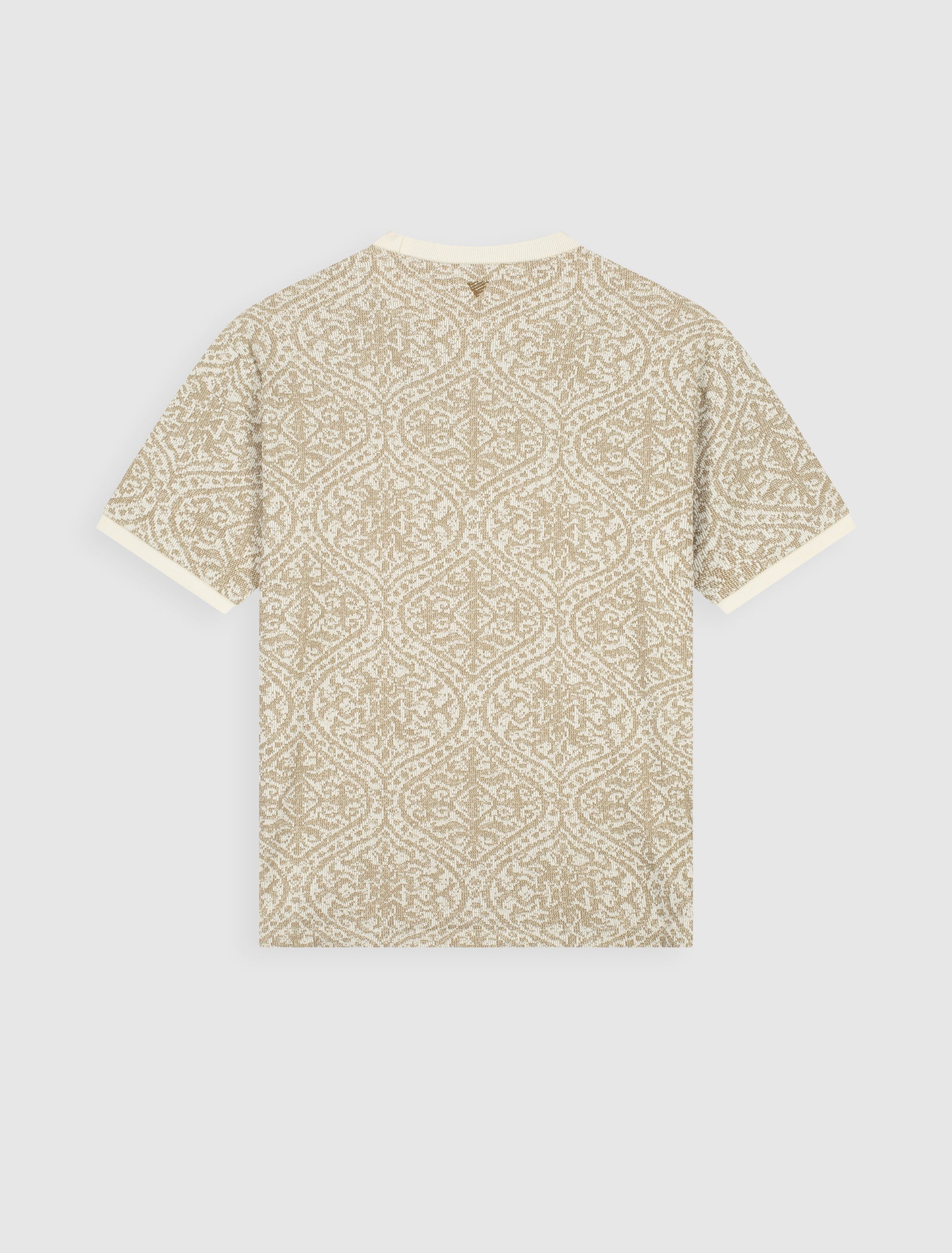 Jacquard T-shirt | Sand