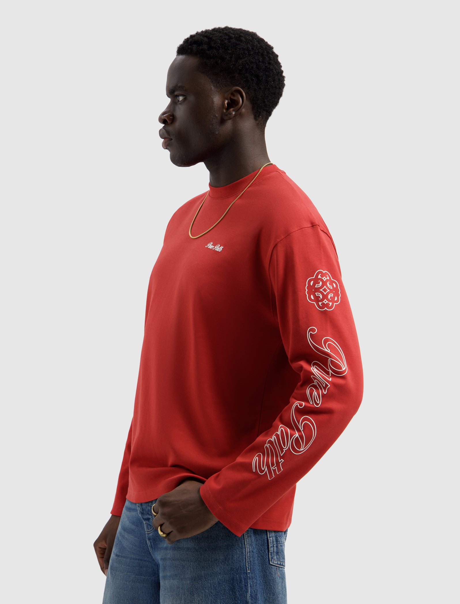 Essence Of Life Longsleeve T-shirt | Red