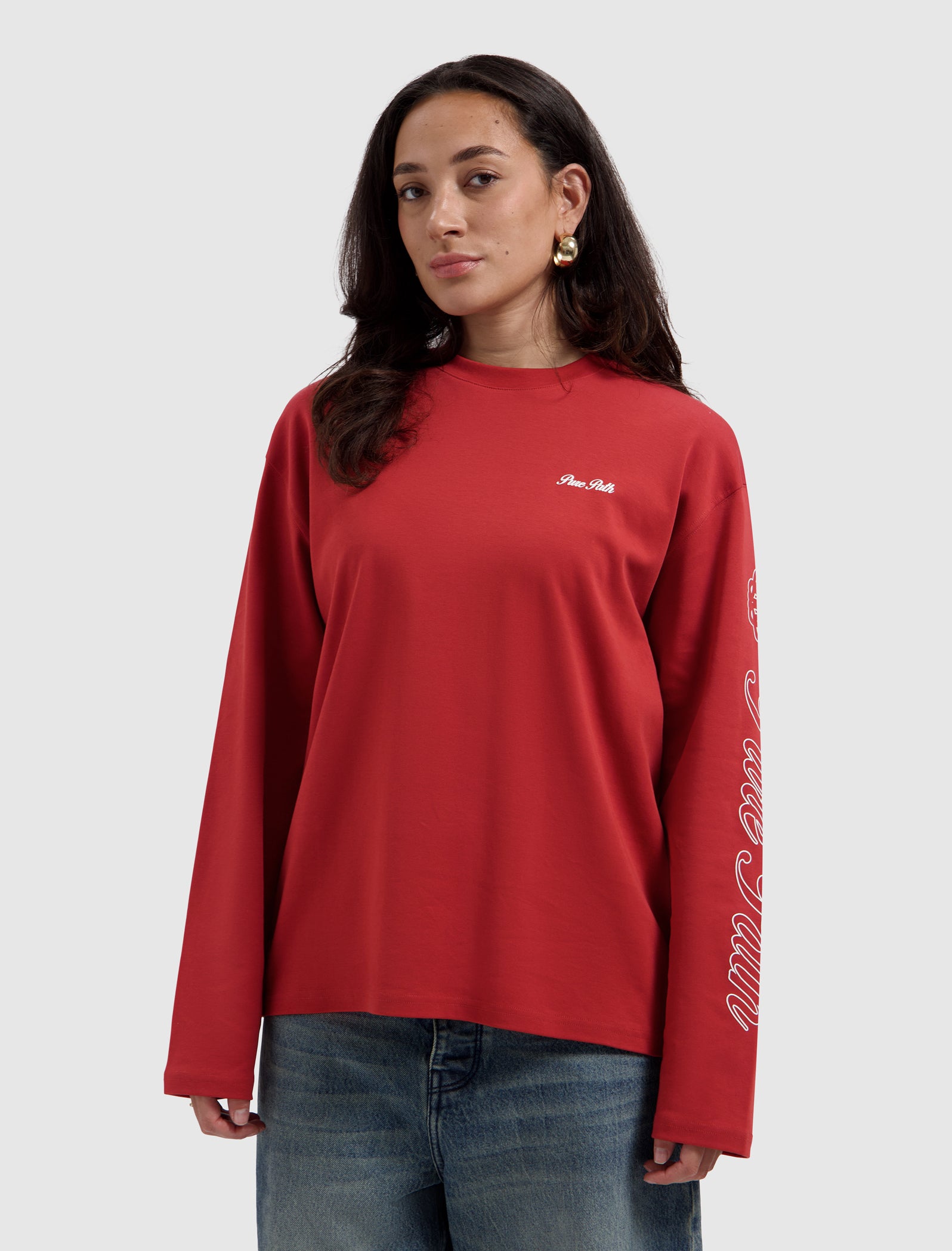 Essence Of Life Longsleeve T-shirt | Red