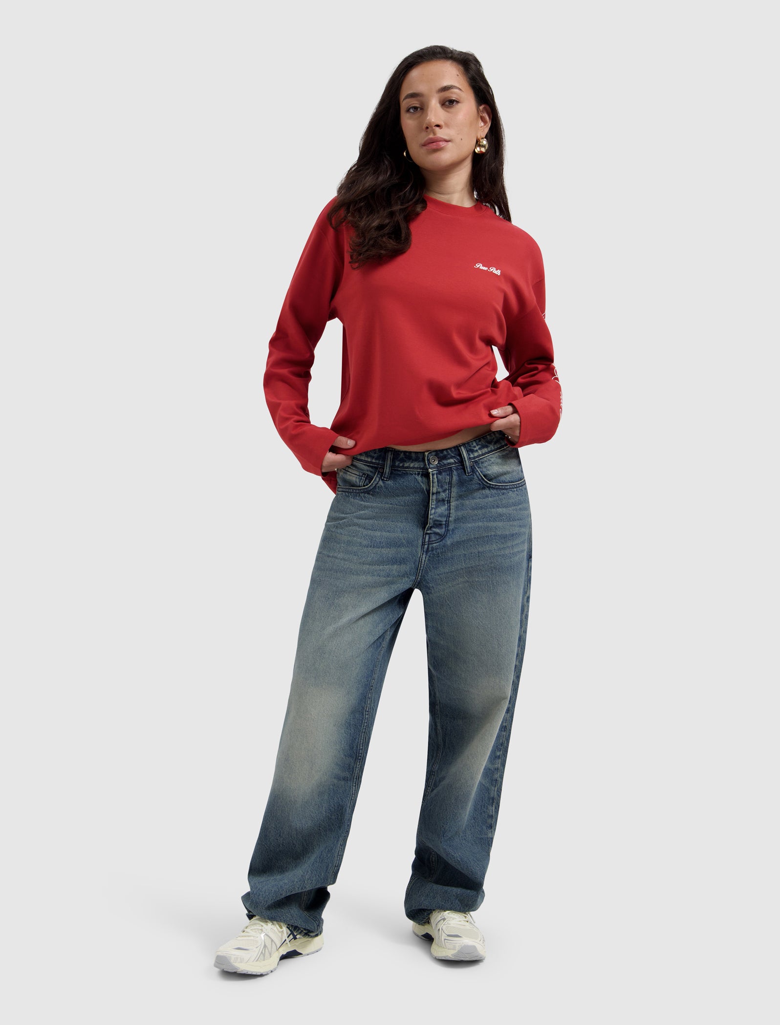 Essence Of Life Longsleeve T-shirt | Red