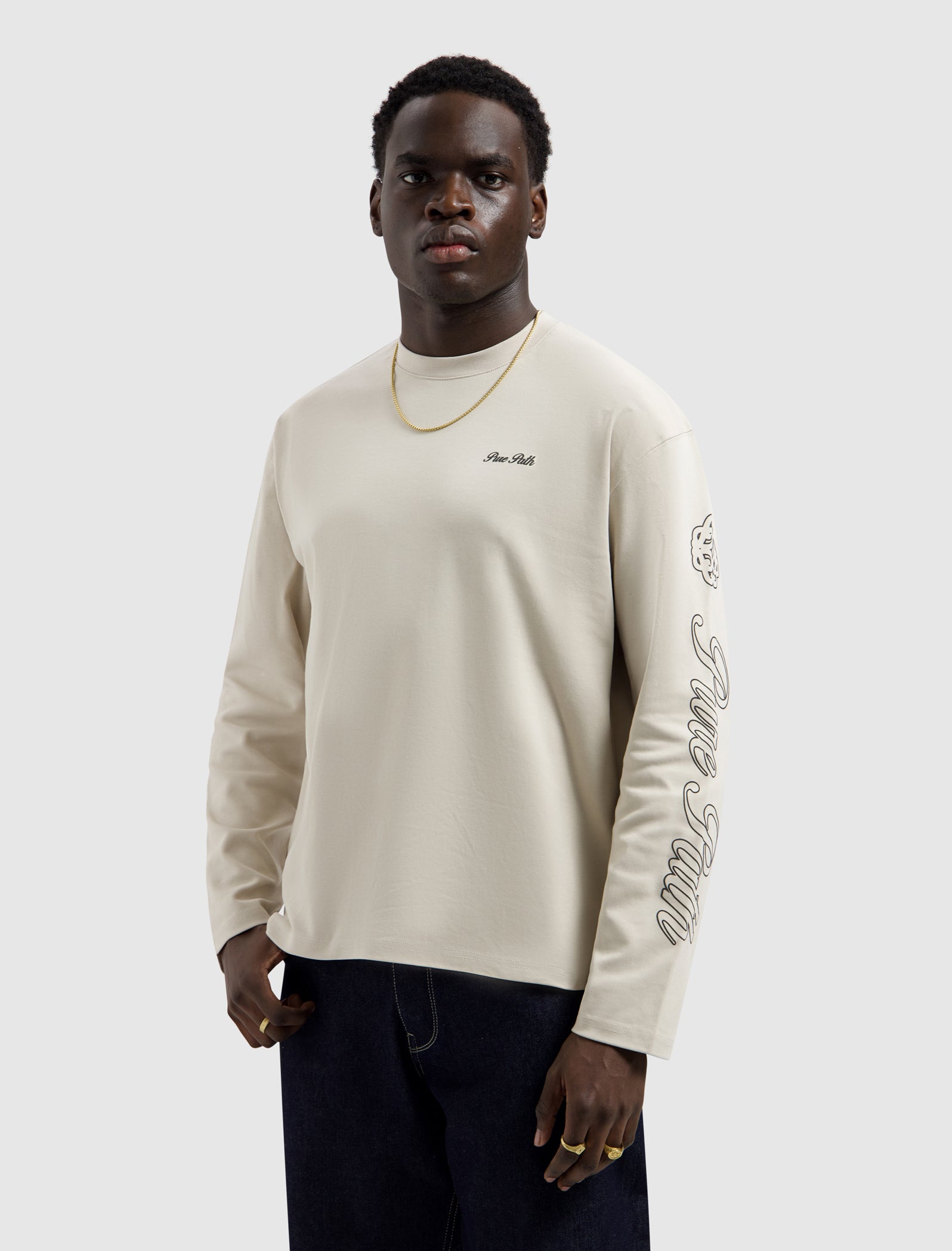 Essence Of Life Longsleeve T-shirt | Sand