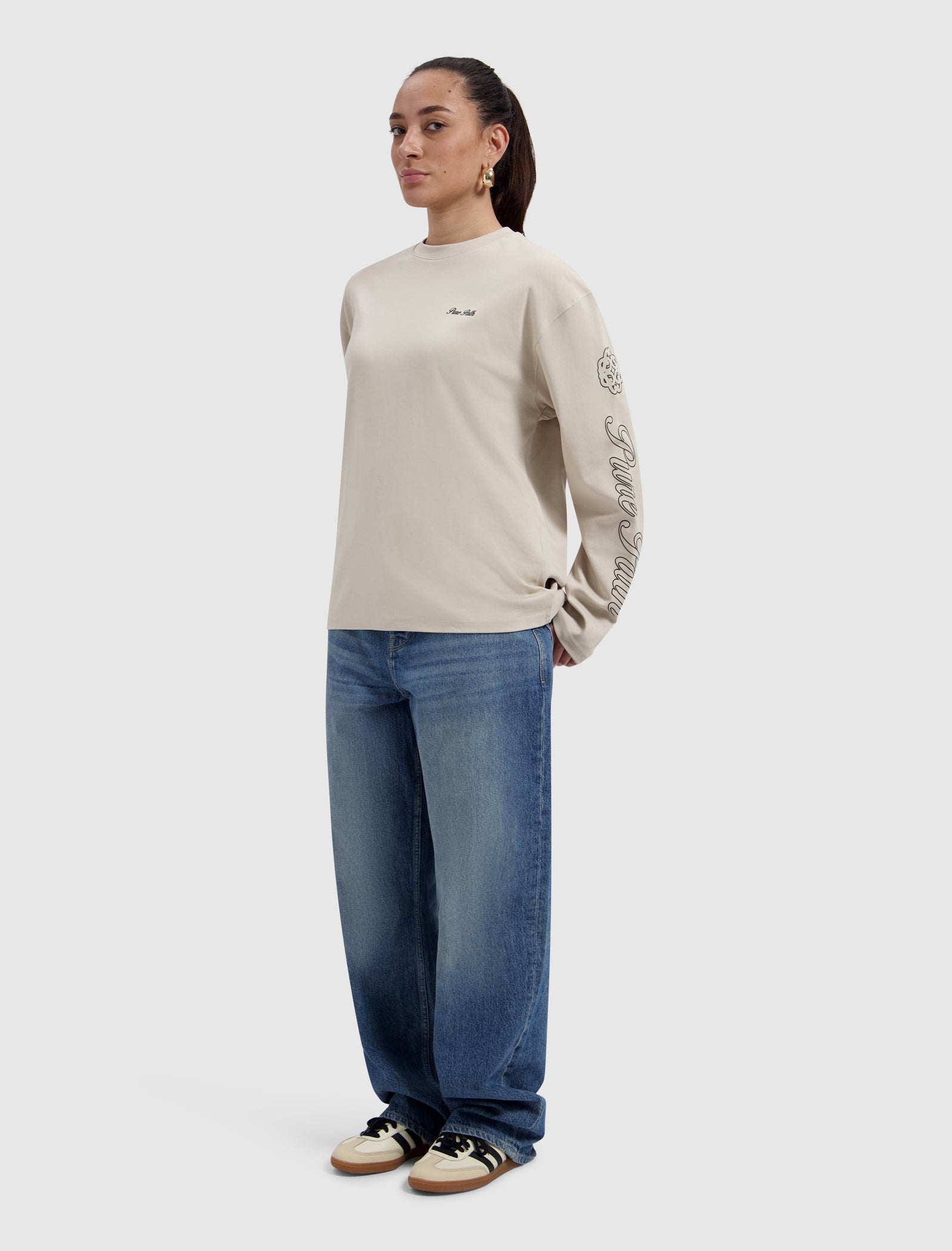 Essence Of Life Longsleeve T-shirt | Sand