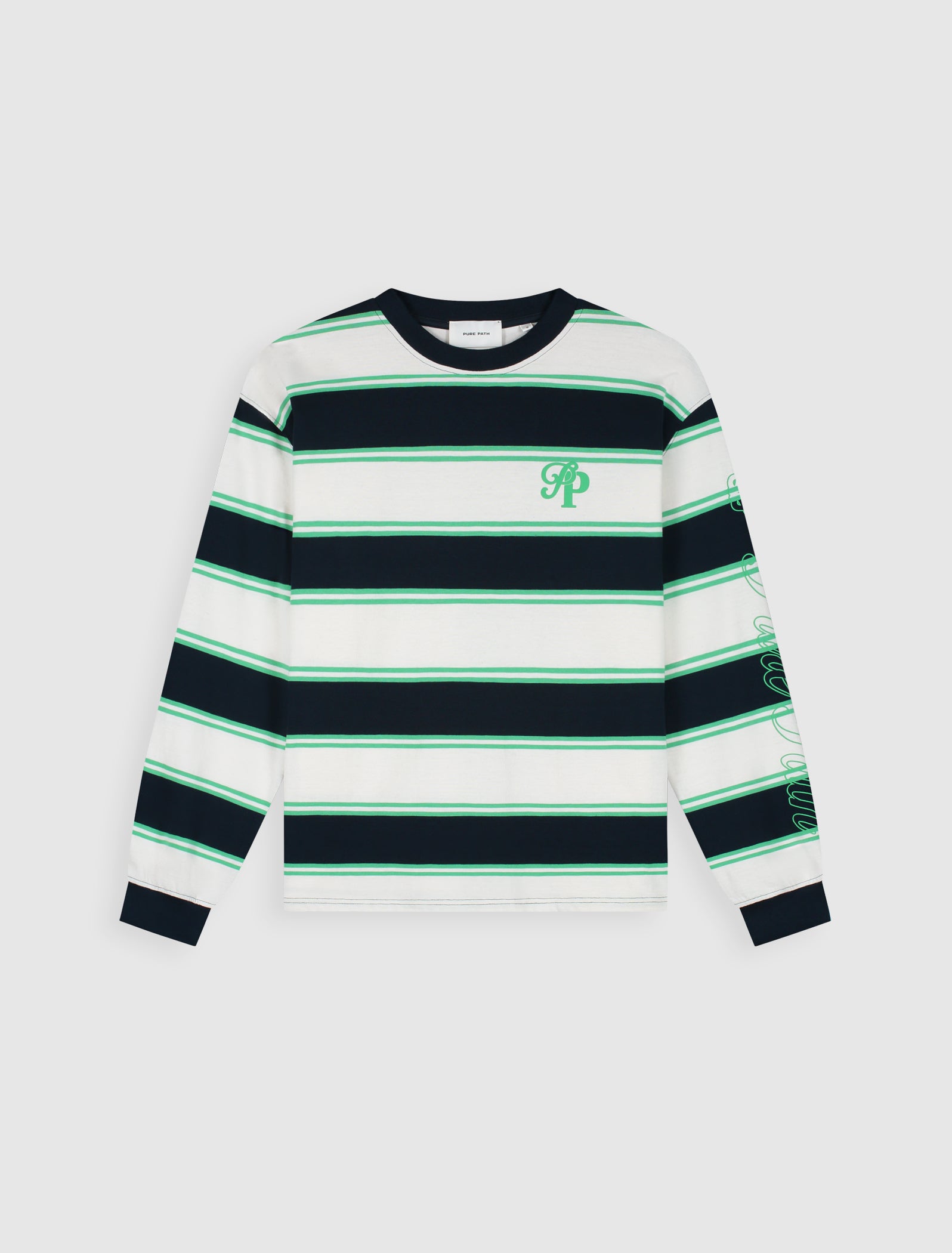 Striped Essence Of Life Longsleeve T-shirt | Off White