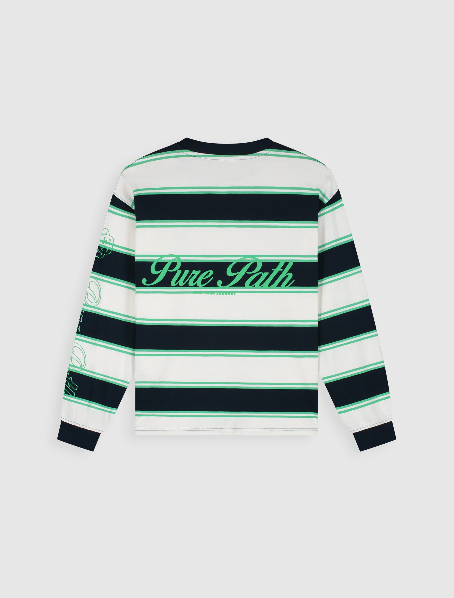 Striped Essence Of Life Longsleeve T-shirt | Off White