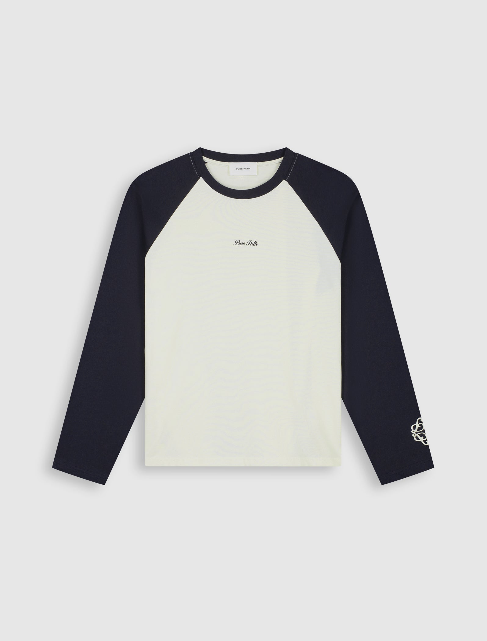 Two-tone Society Longsleeve T-shirt | Ecru