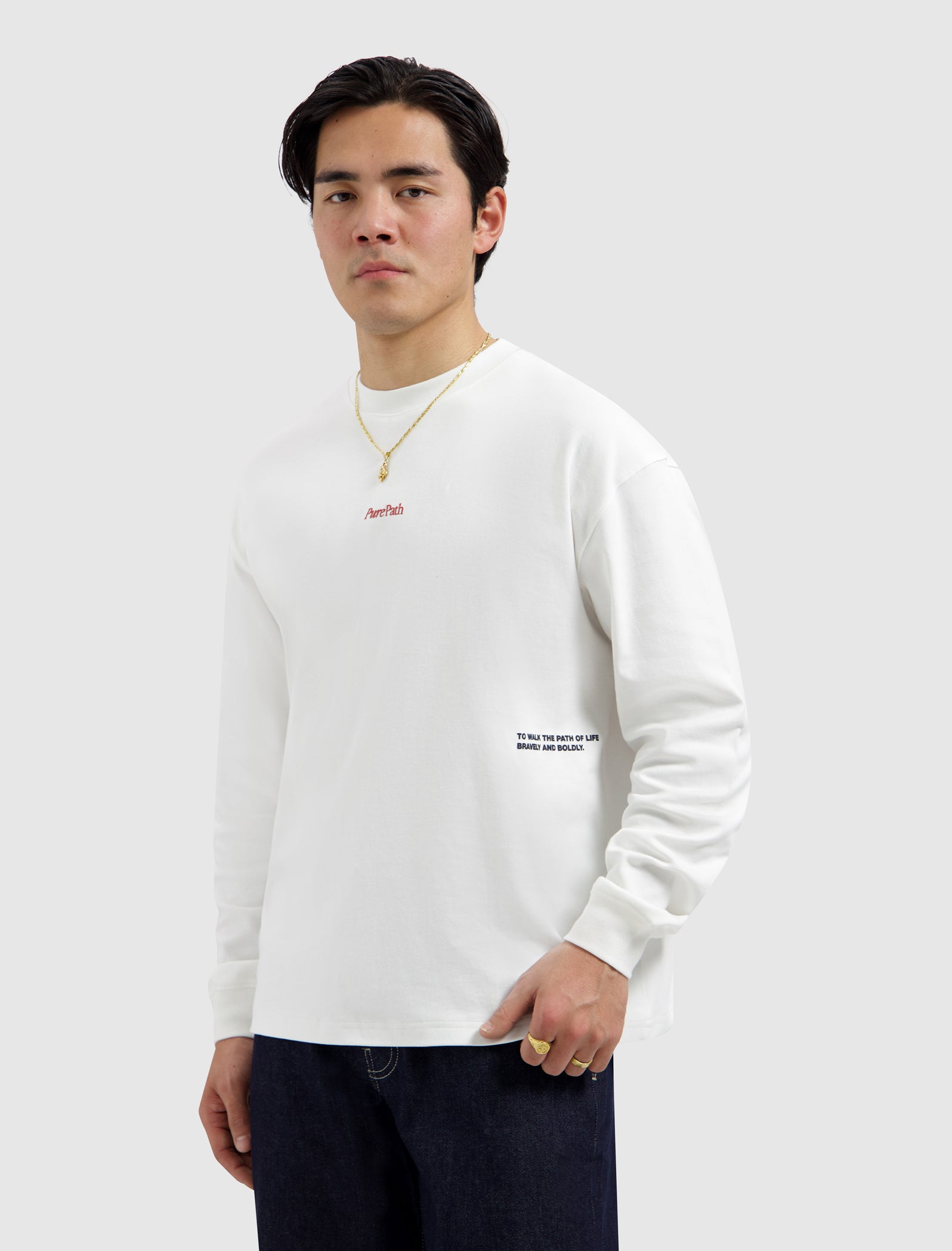 Mirror Logo Longsleeve T-shirt | Off White