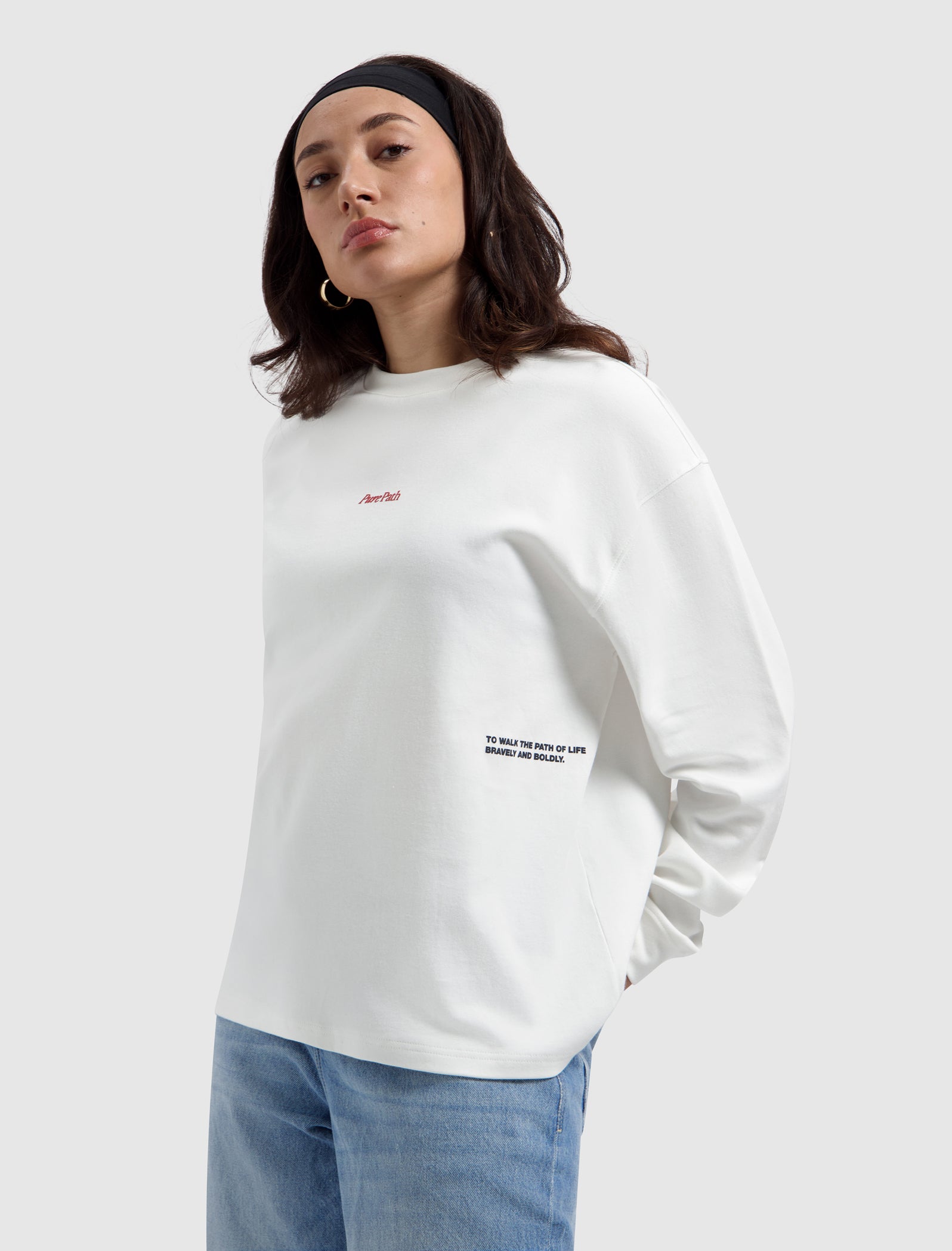Mirror Logo Longsleeve T-shirt | Off White