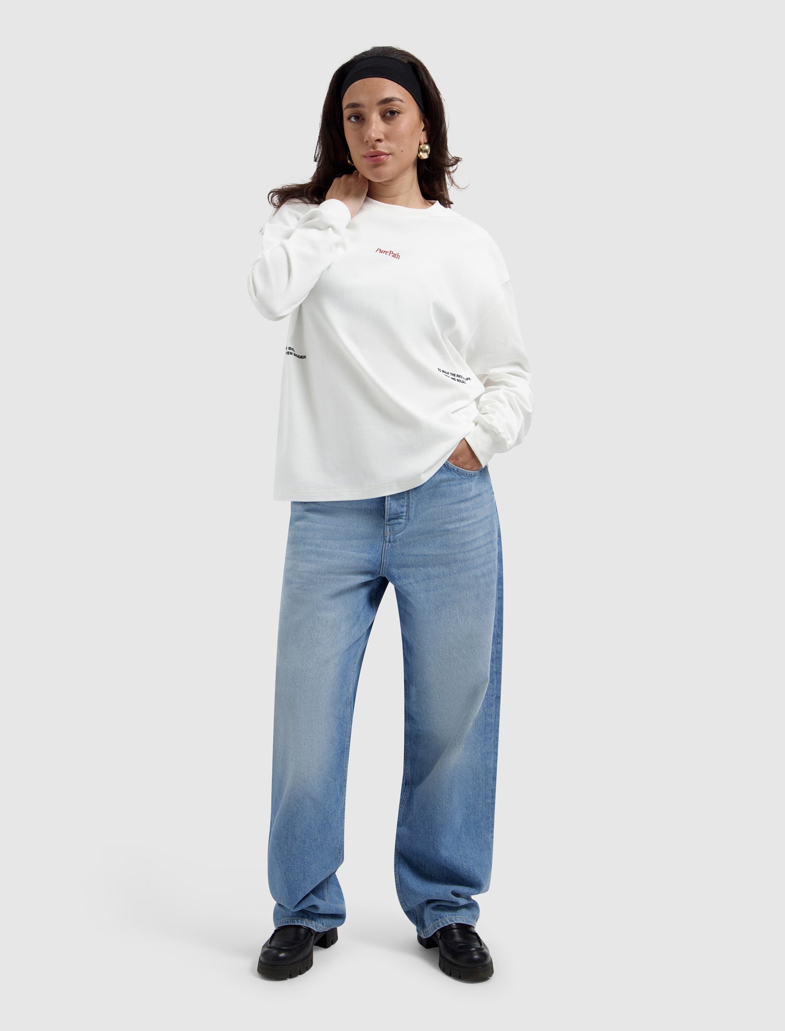 Mirror Logo Longsleeve T-shirt | Off White