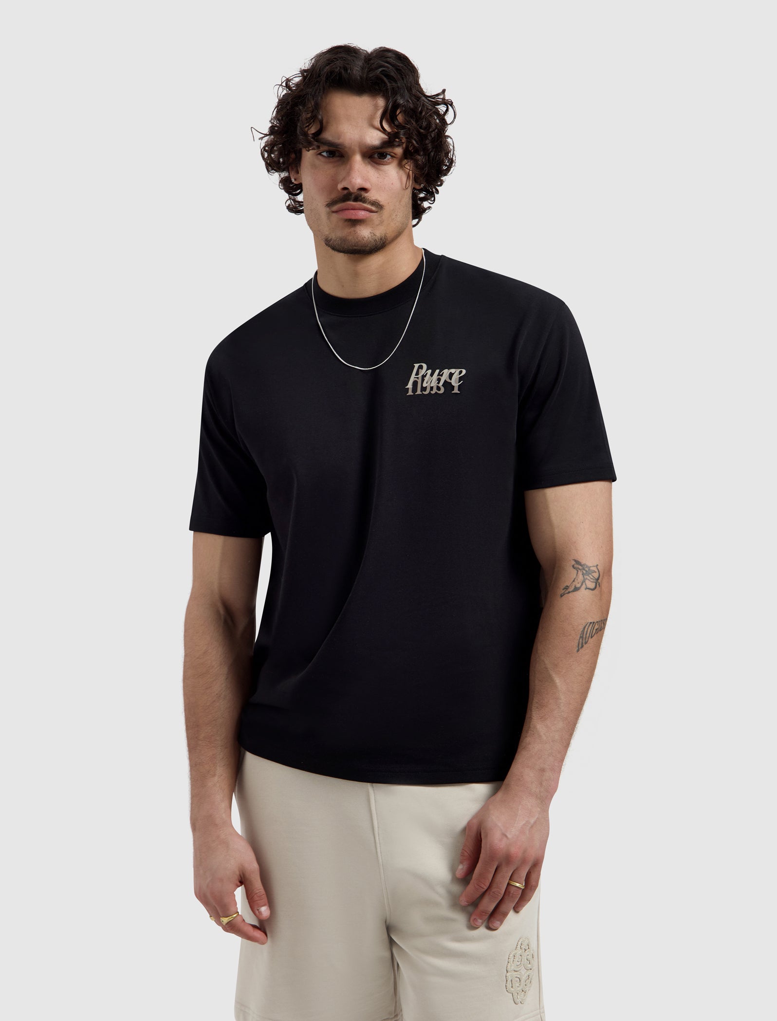 Mirror Logo T-shirt | Black
