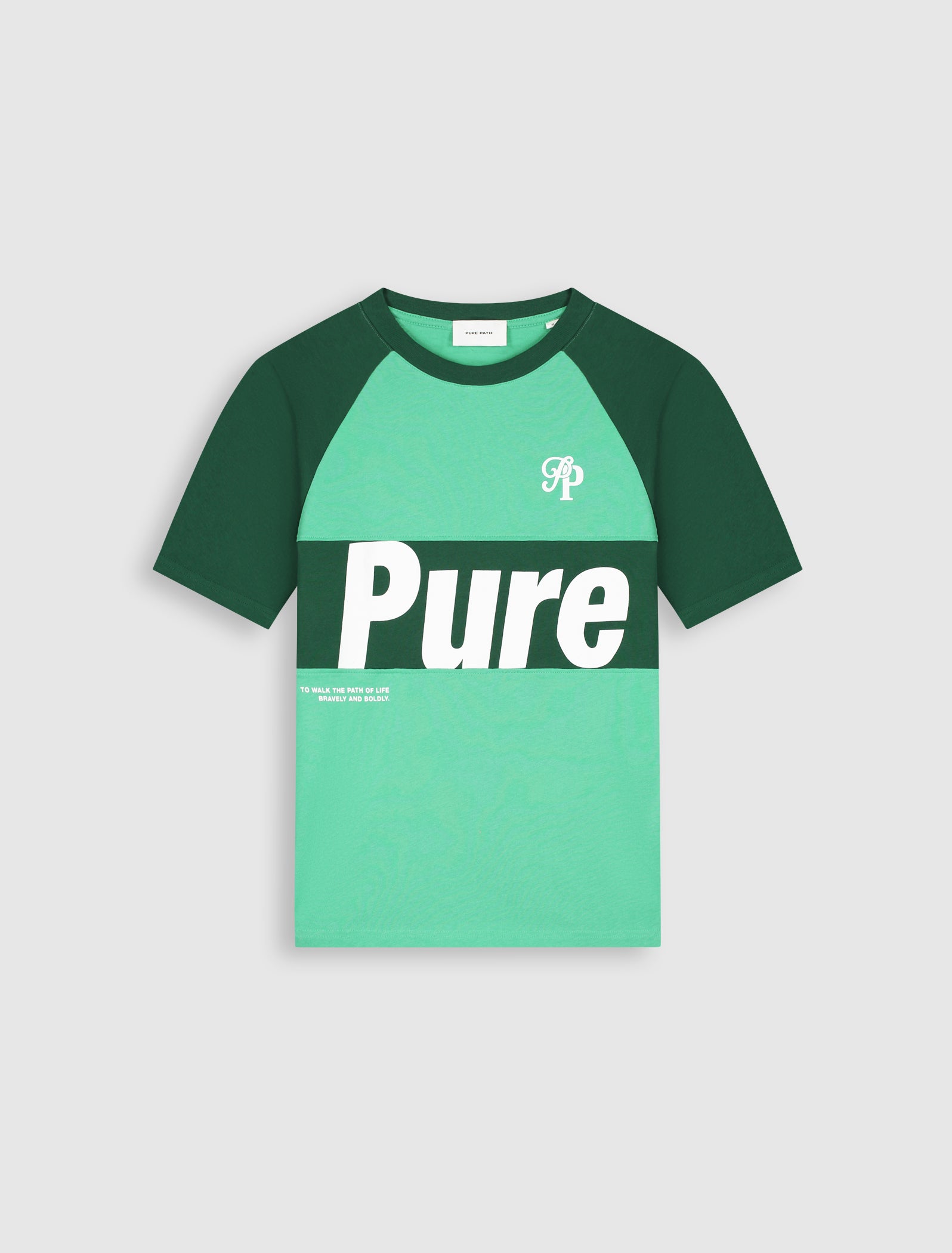 Two-tone Society T-shirt | Emerald