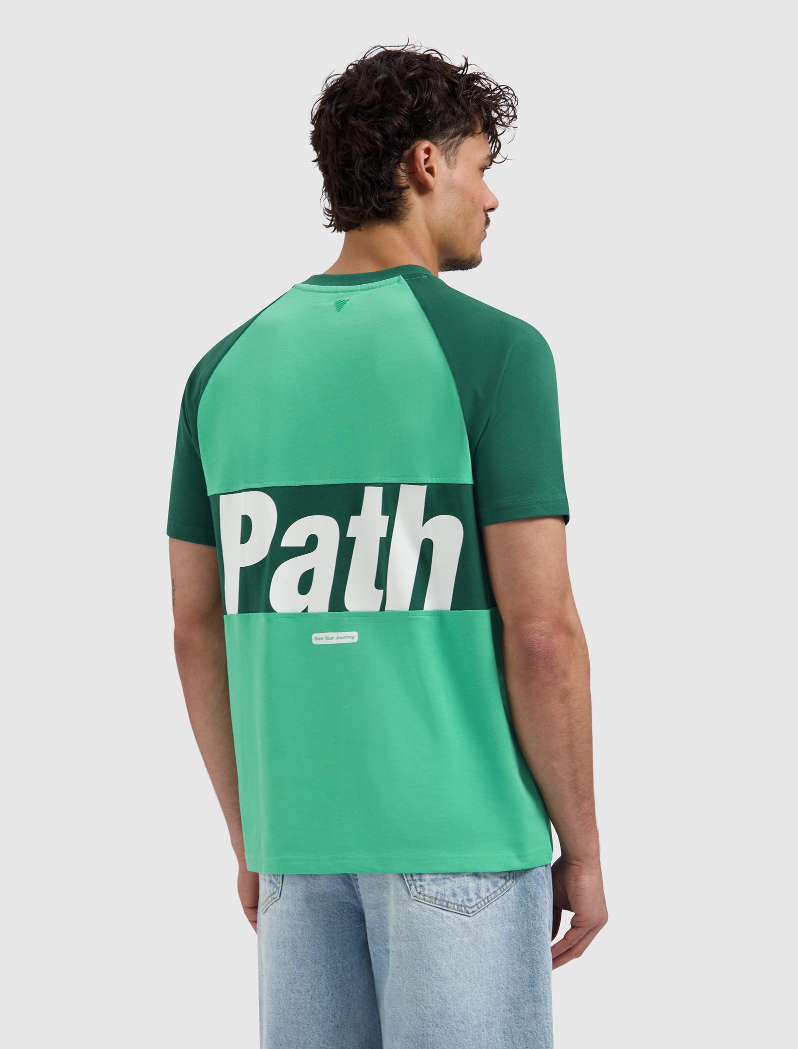 Two-tone Society T-shirt | Emerald