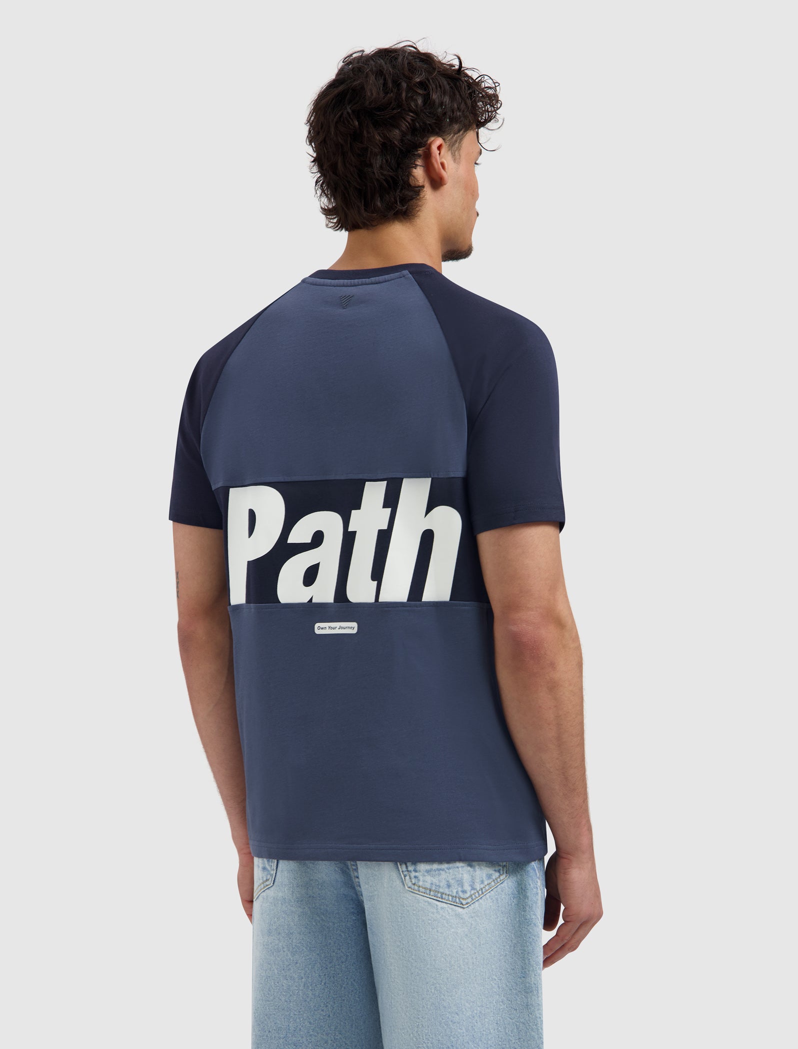 Two-tone Society T-shirt | Dark Navy