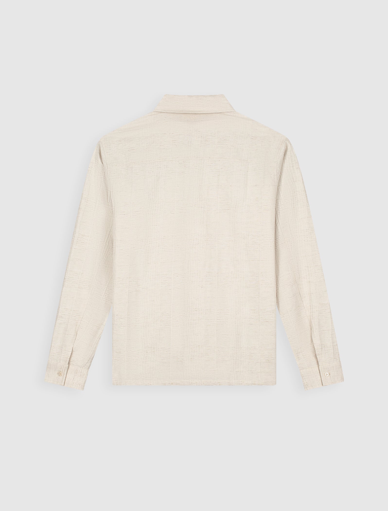 Structured Check Shirts | Ecru