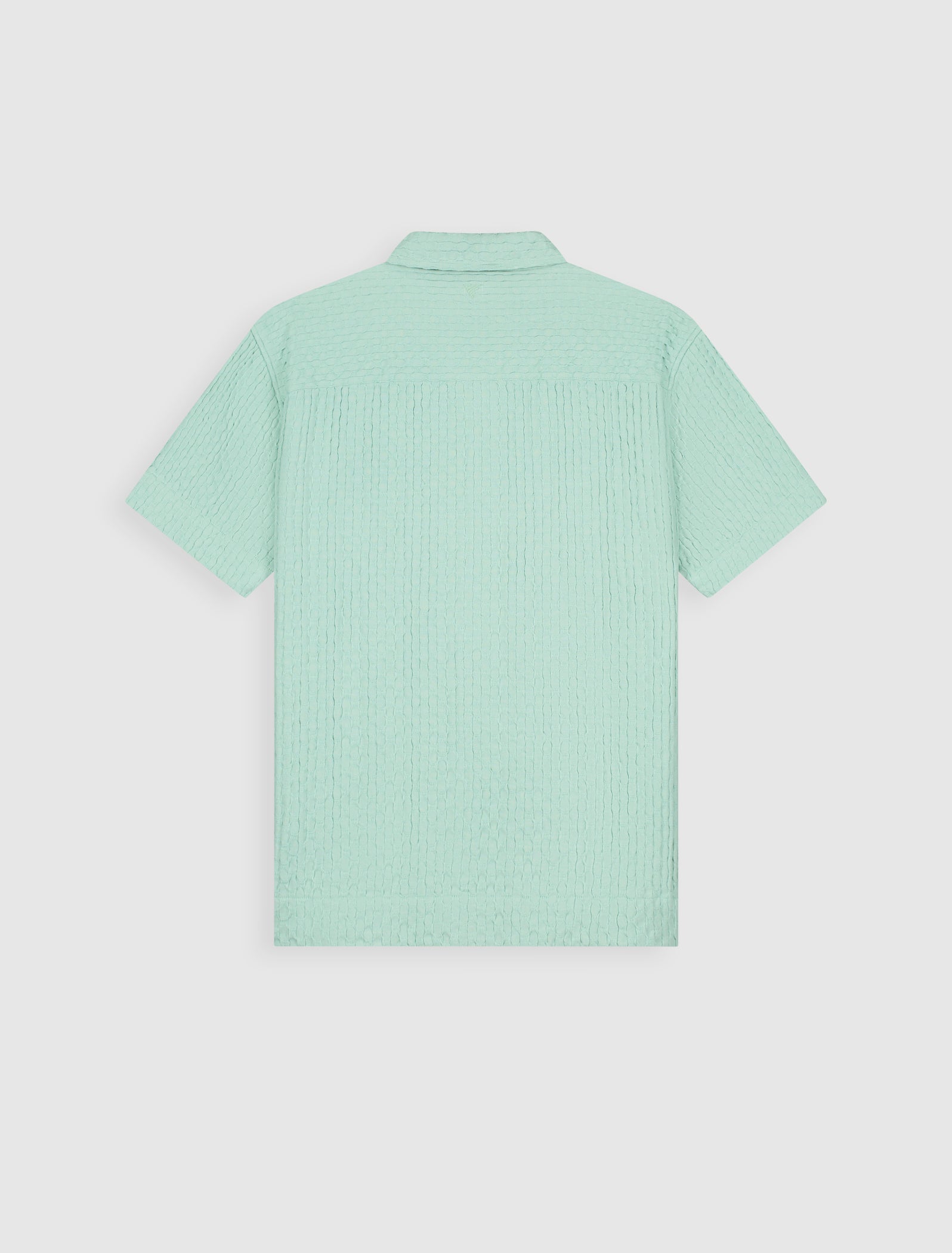 Structured Dobby Weave Shortsleeve Shirt | Mint