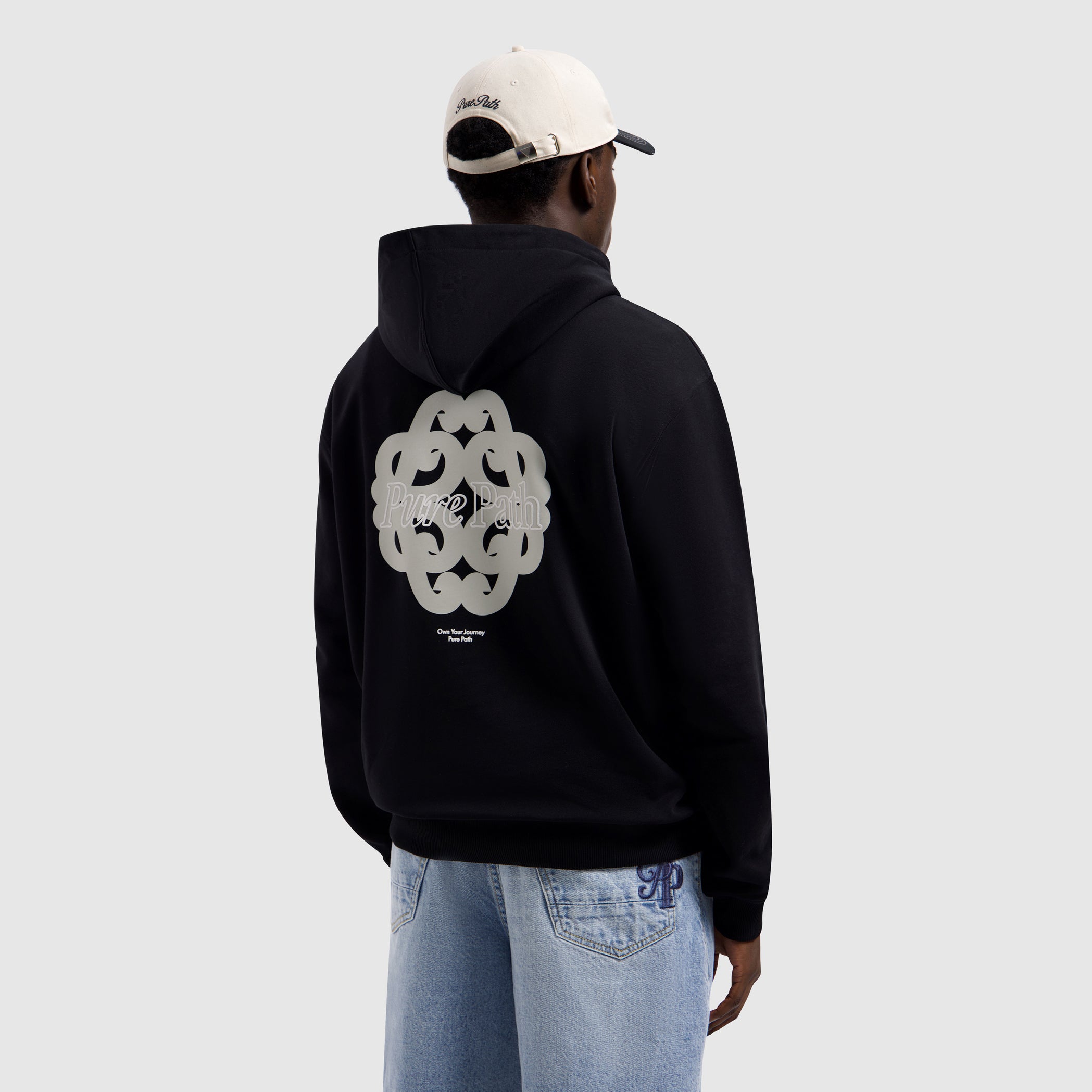 Bold Emblem Hoodie | Black