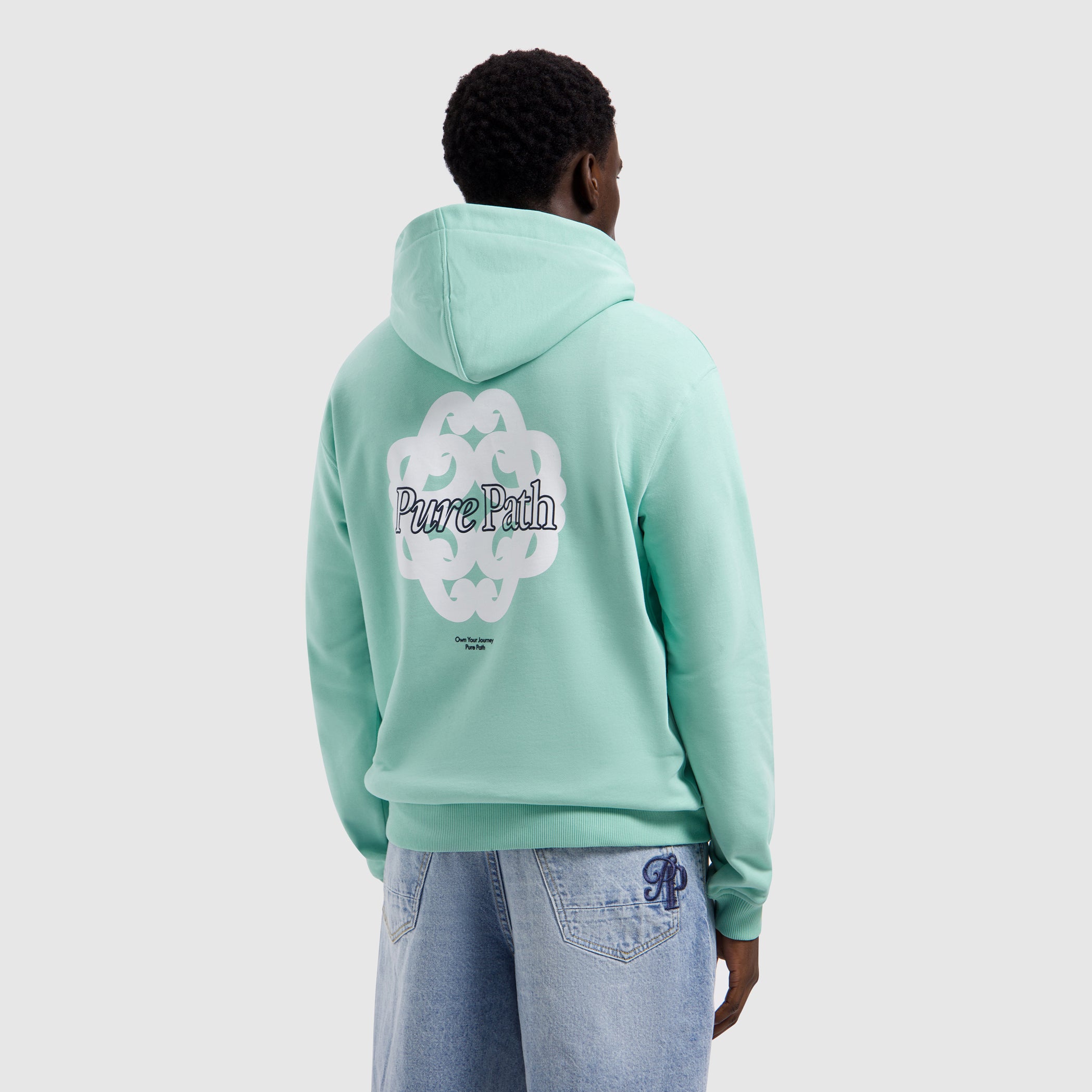 Bold Emblem Hoodie | Mint