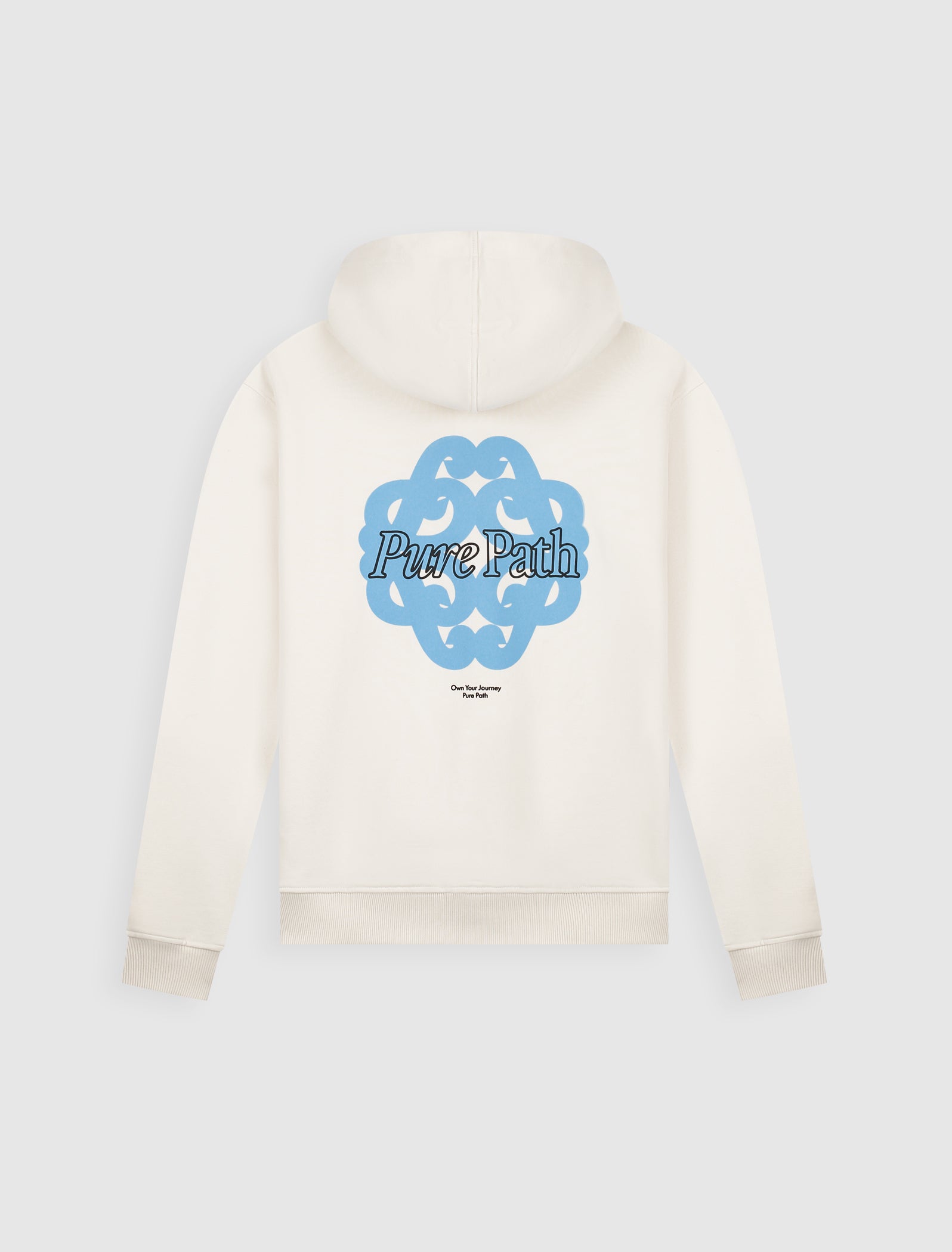 Bold Emblem Hoodie | Ecru
