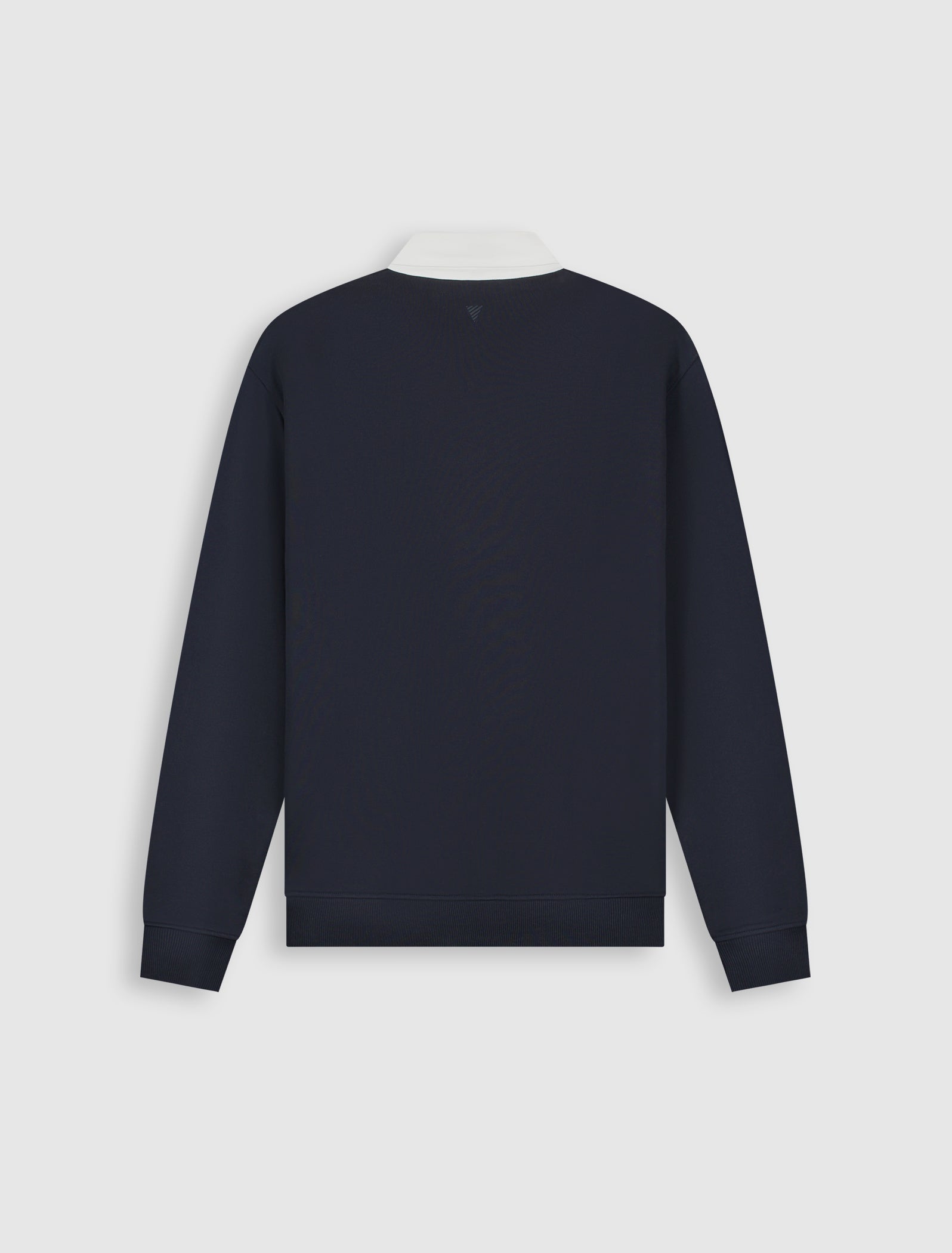 Two-tone Polo Sweater | Dark Navy