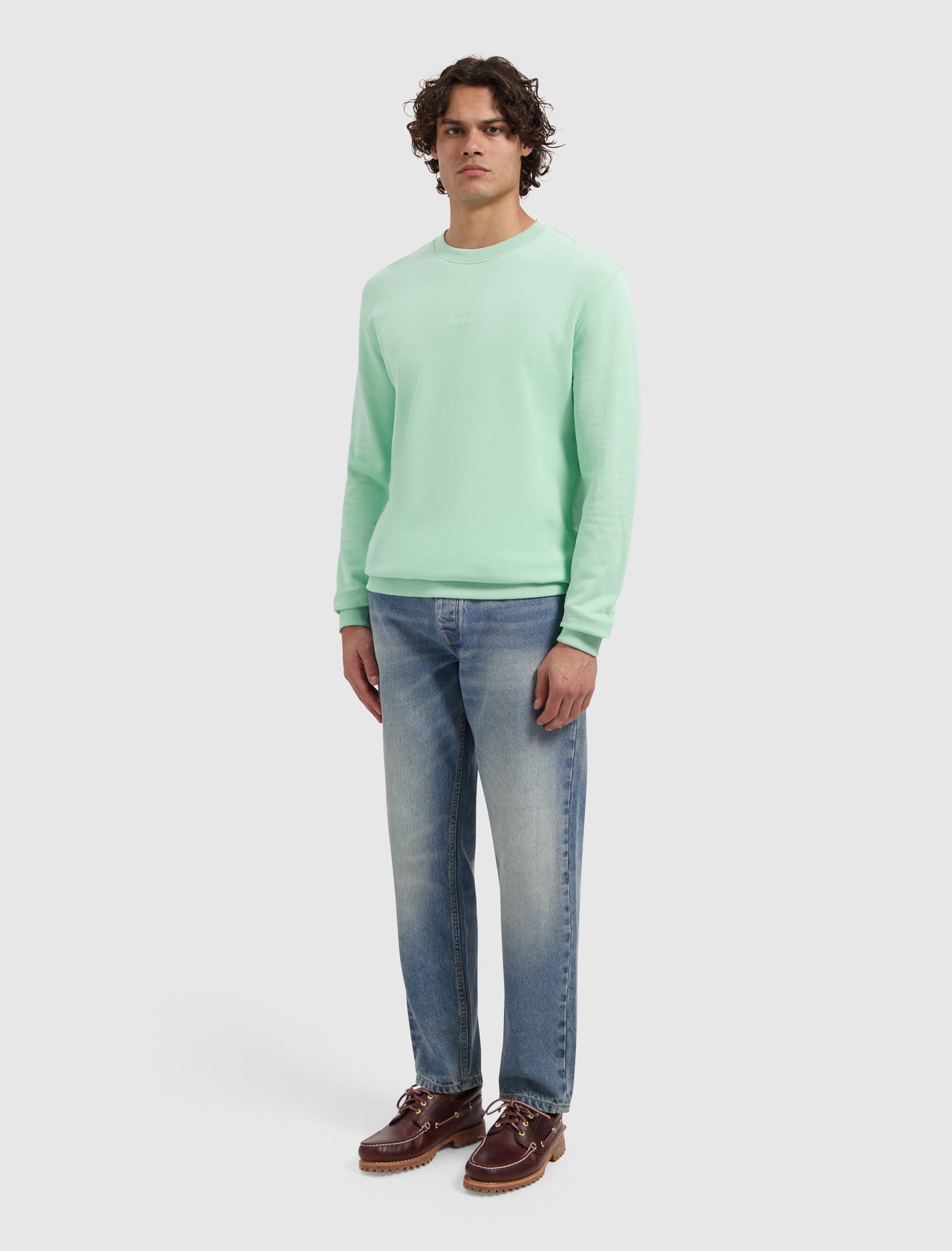 Trio of Flowers Sweater | Mint
