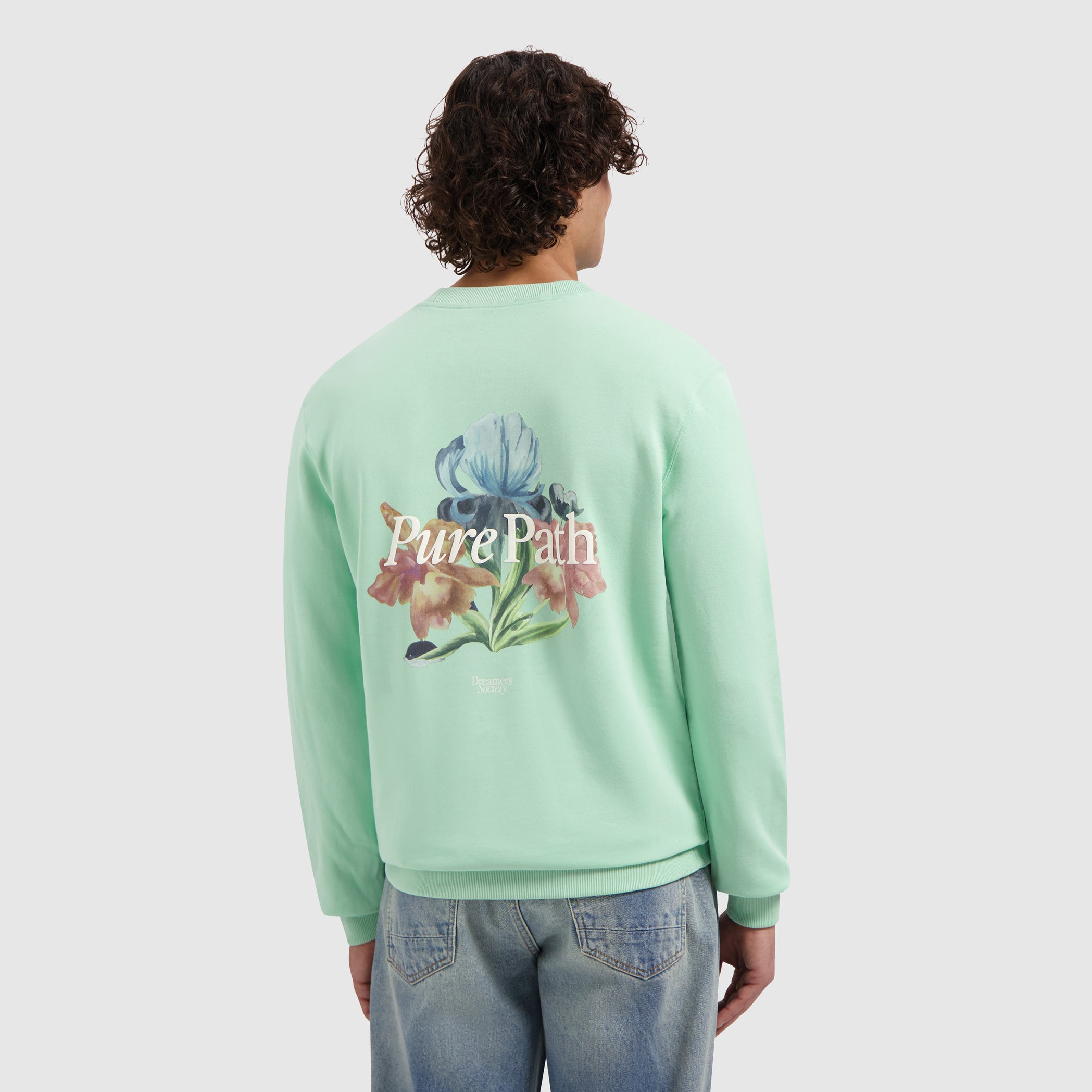Trio of Flowers Sweater | Mint