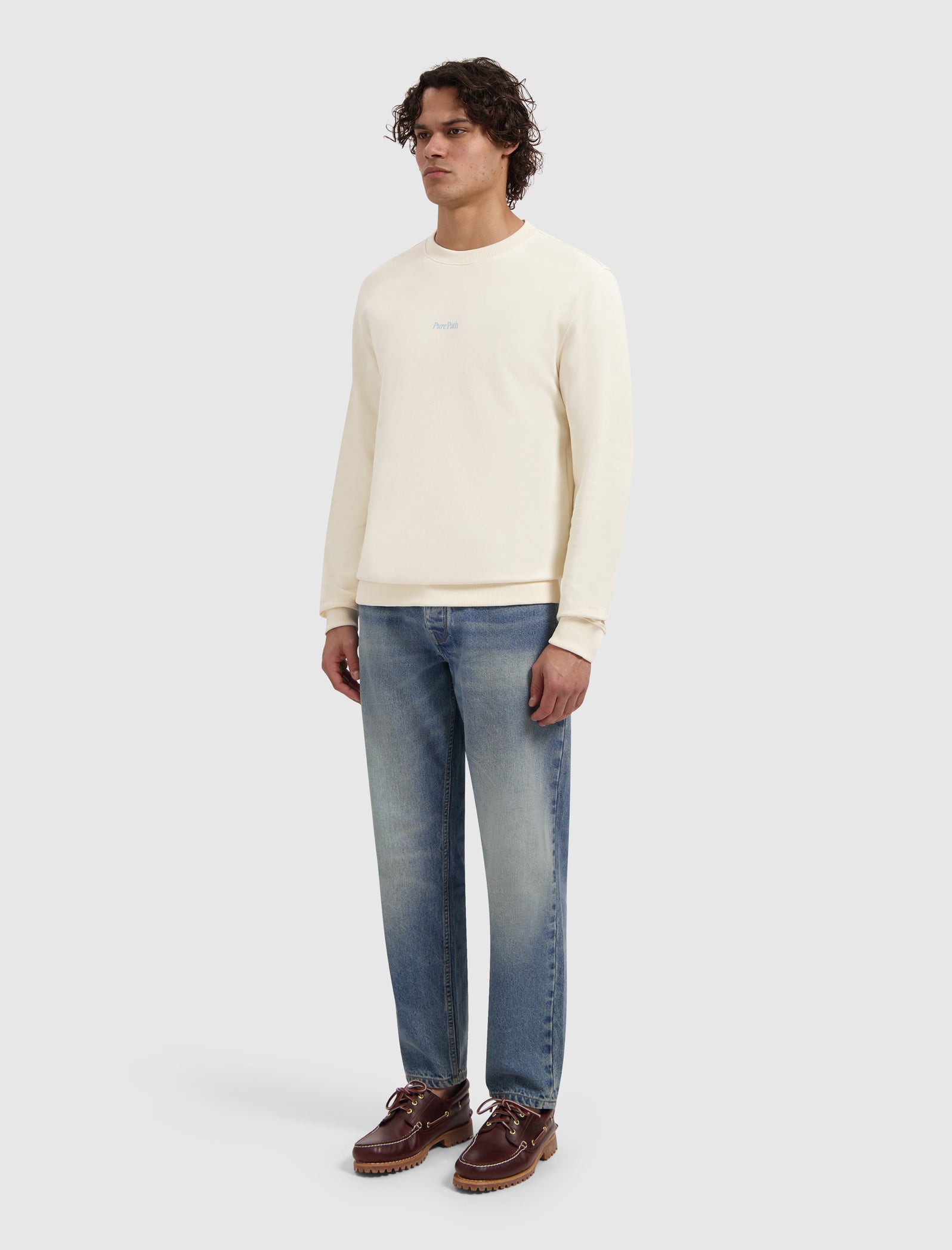 Trio of Flowers Sweater | Ecru