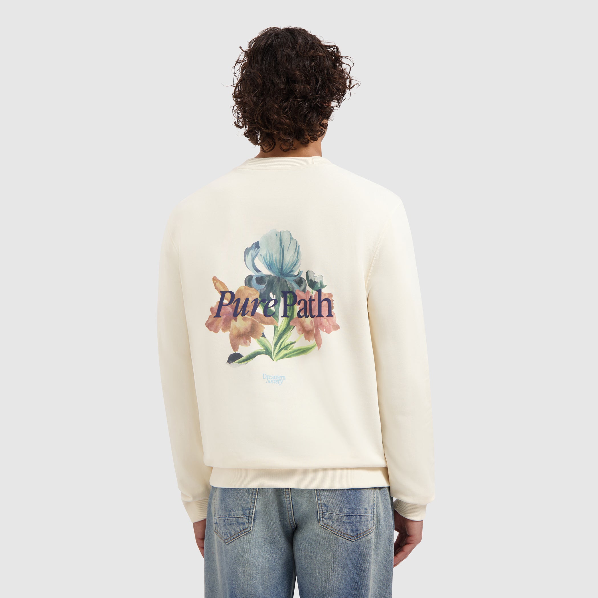 Trio of Flowers Sweater | Ecru