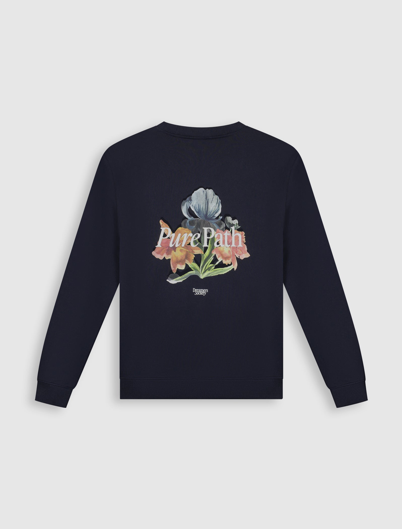 Trio of Flowers Sweater | Dark Navy