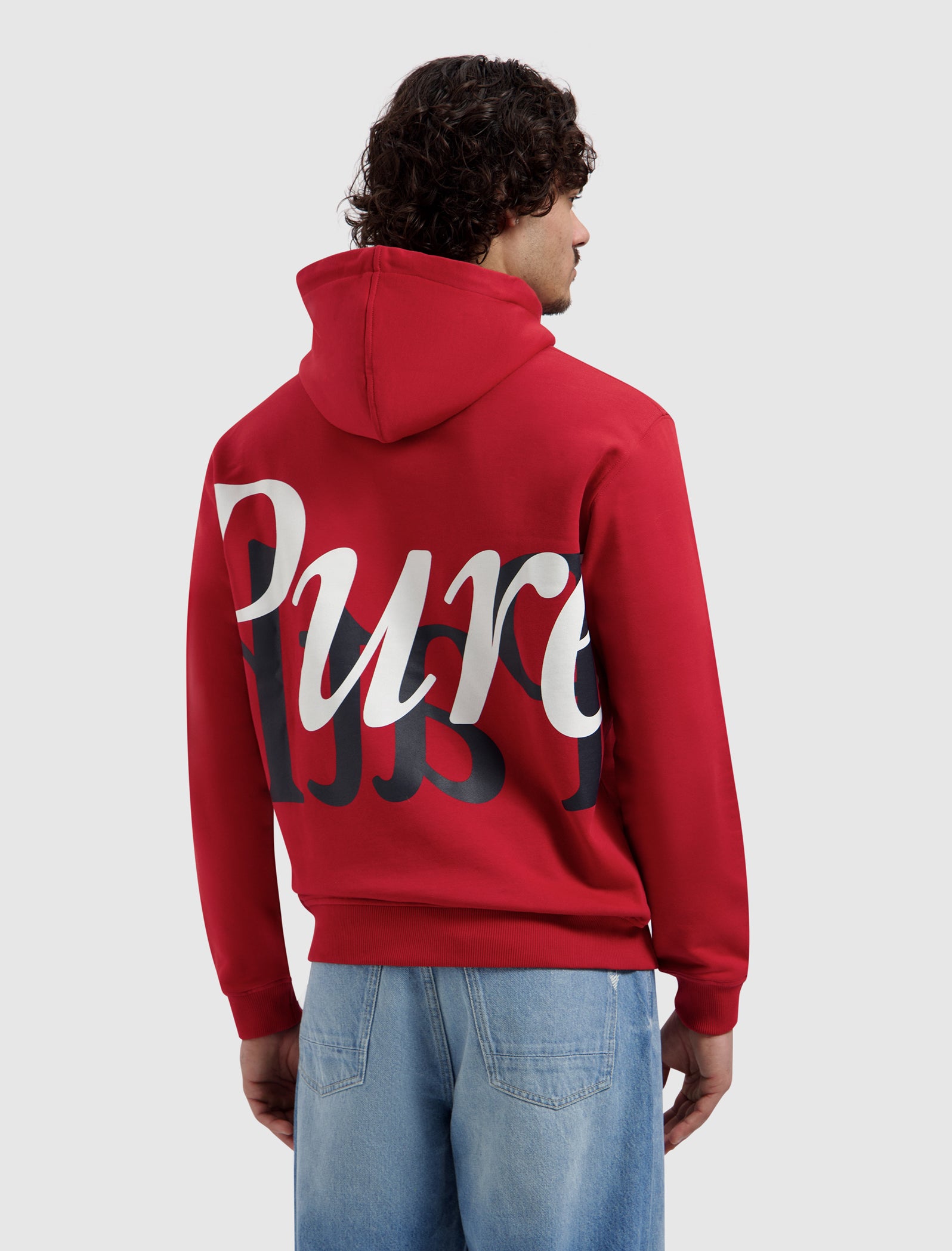 Mirror Logo Hoodie | Red