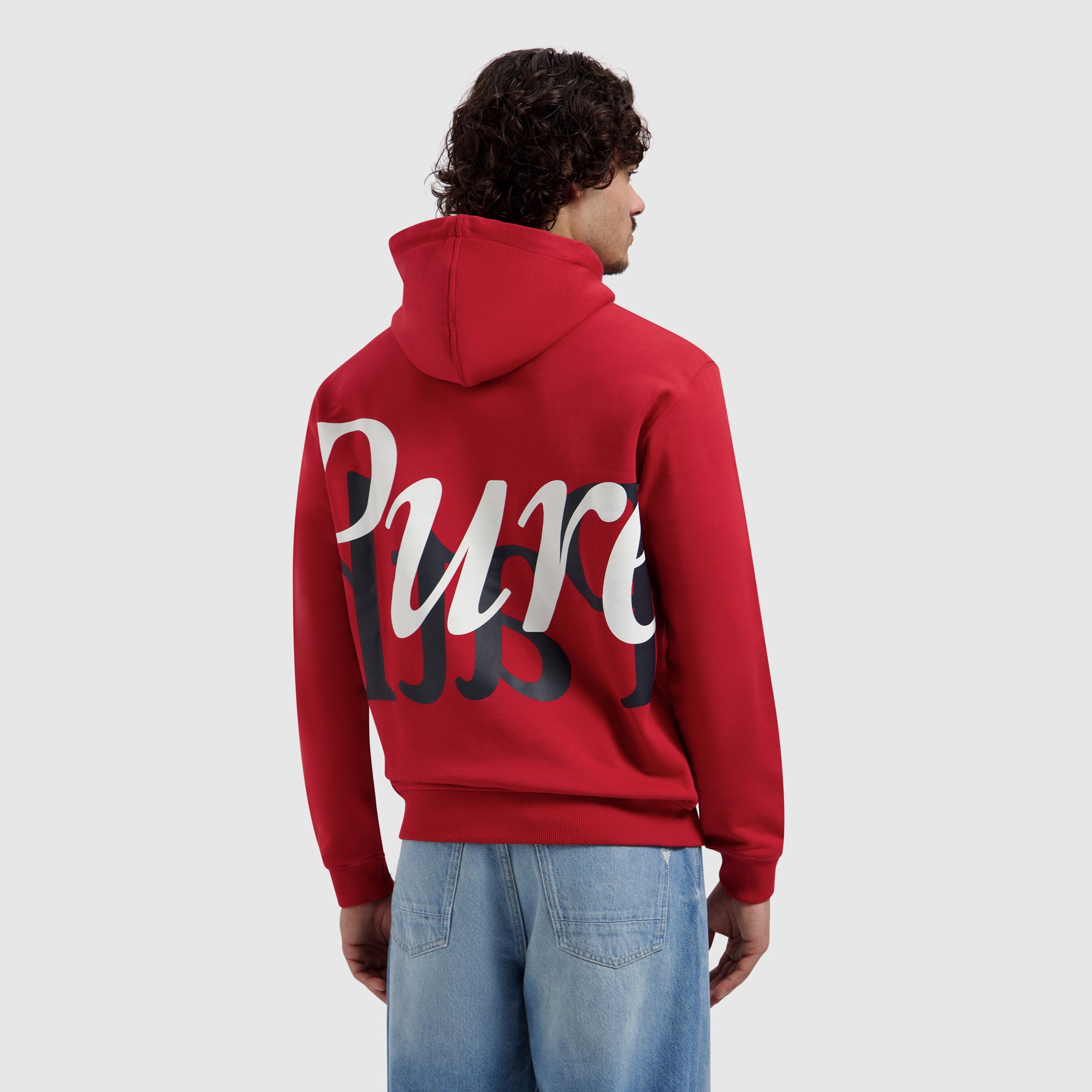 Mirror Logo Hoodie | Red