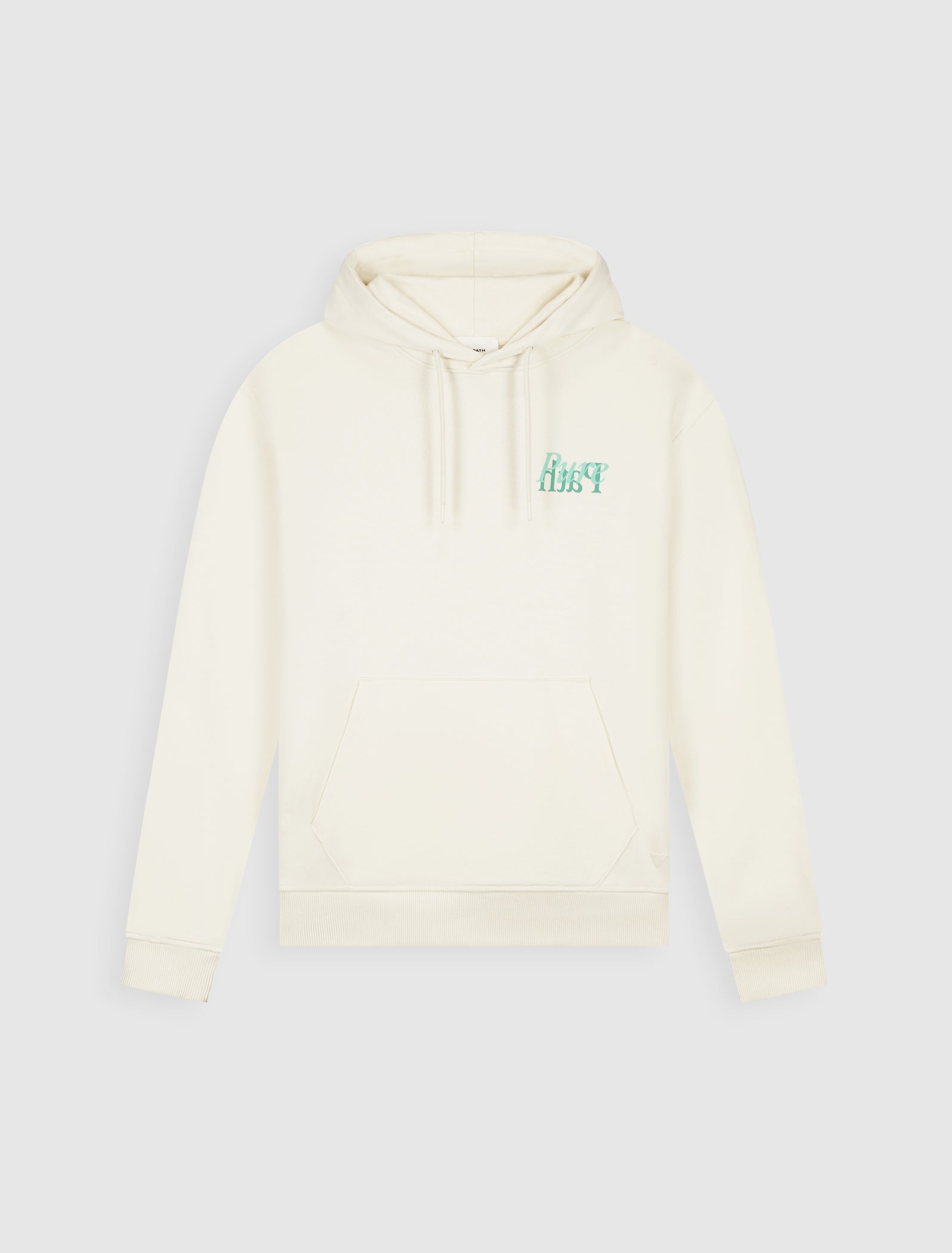 Mirror Logo Hoodie | Ecru