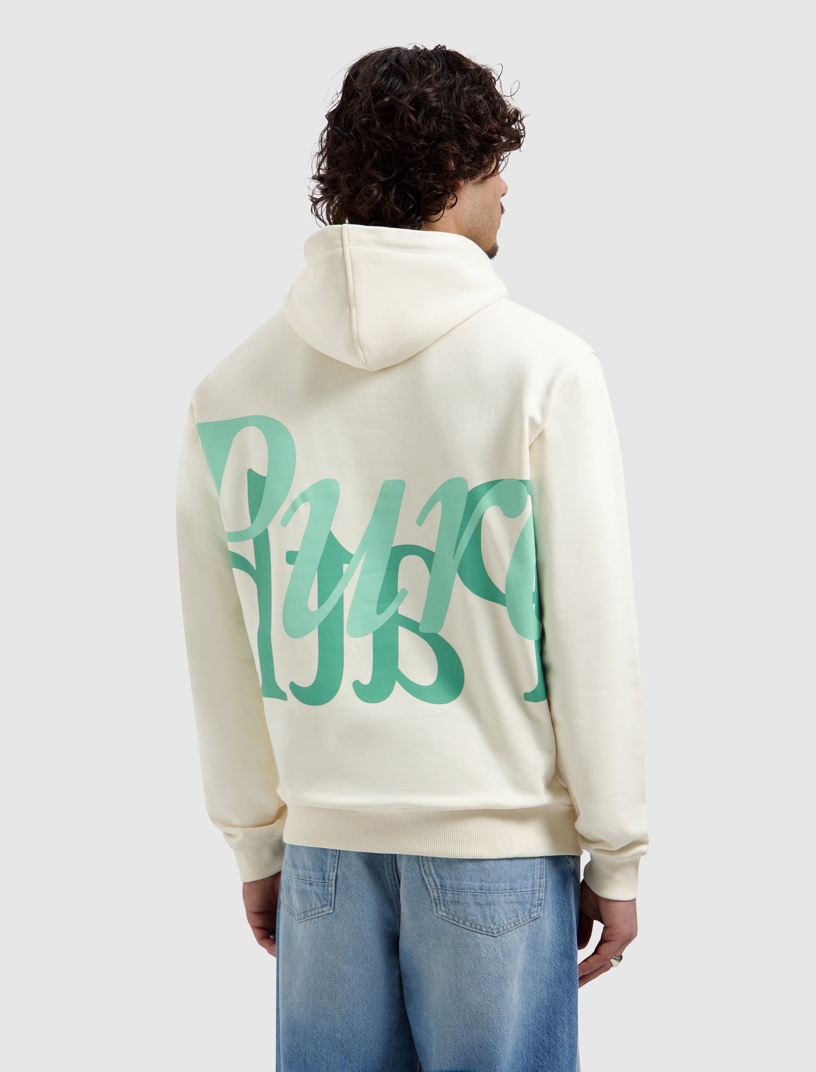 Mirror Logo Hoodie | Ecru