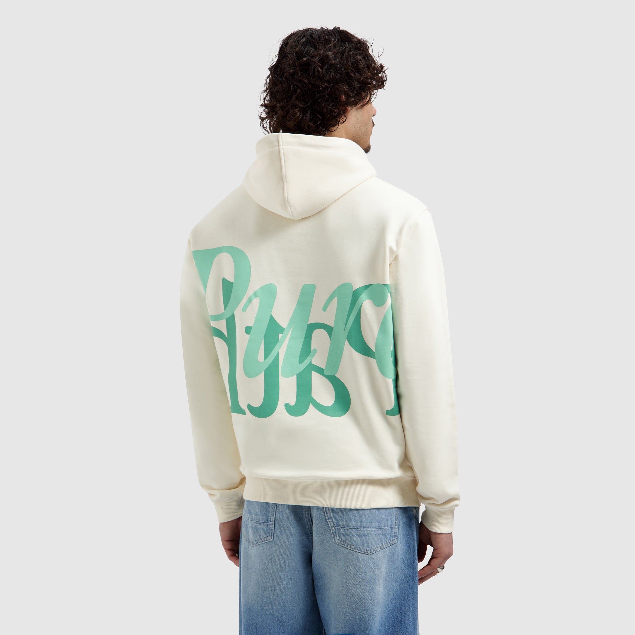 Mirror Logo Hoodie | Ecru