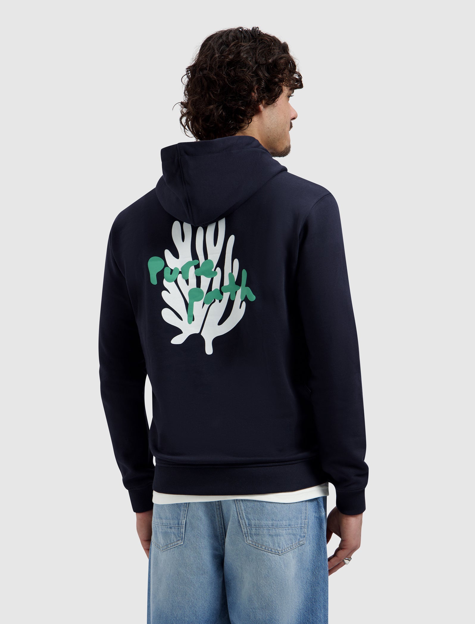 Dreamers Coral Hoodie | Dark Navy