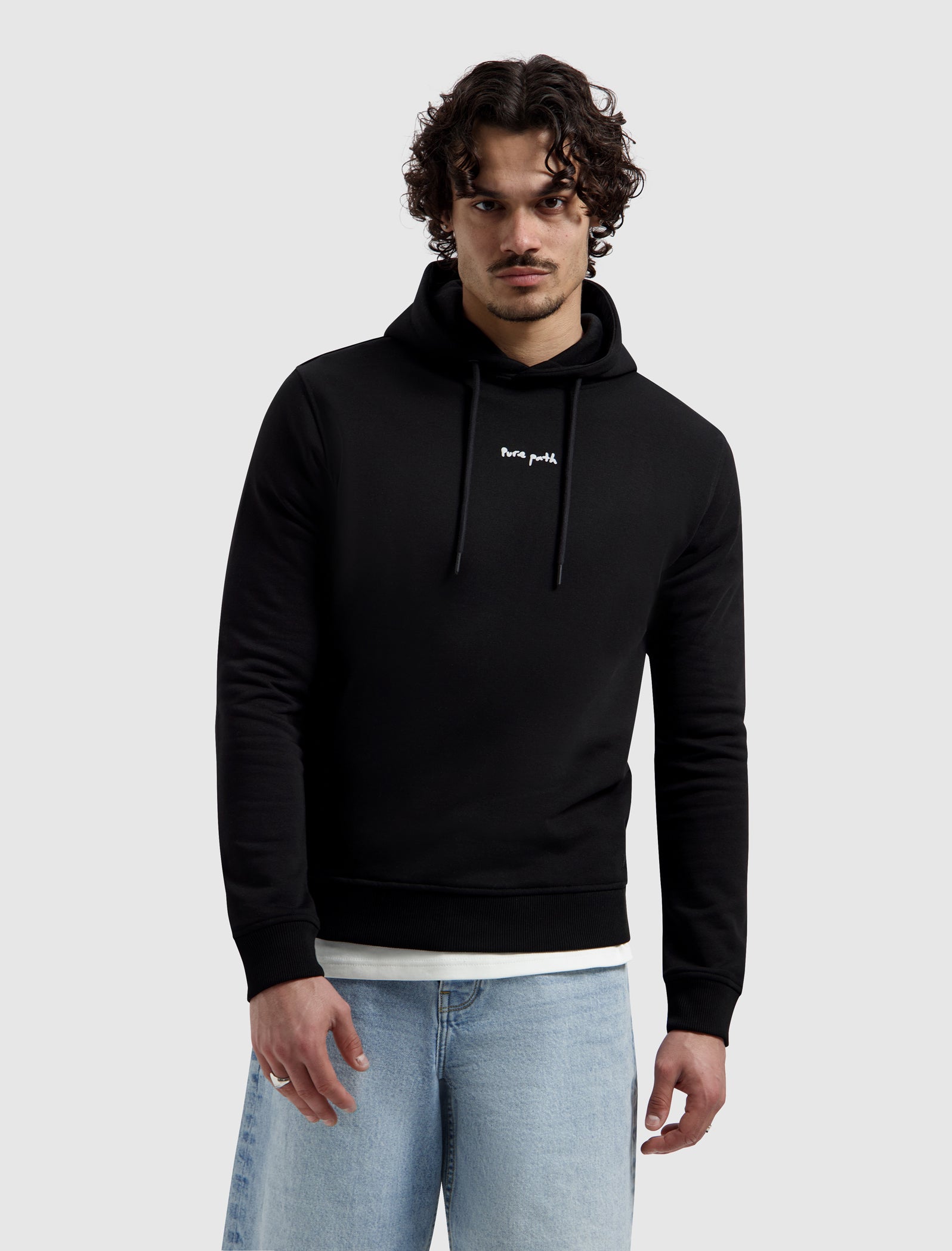 Pixel Flower Hoodie | Black