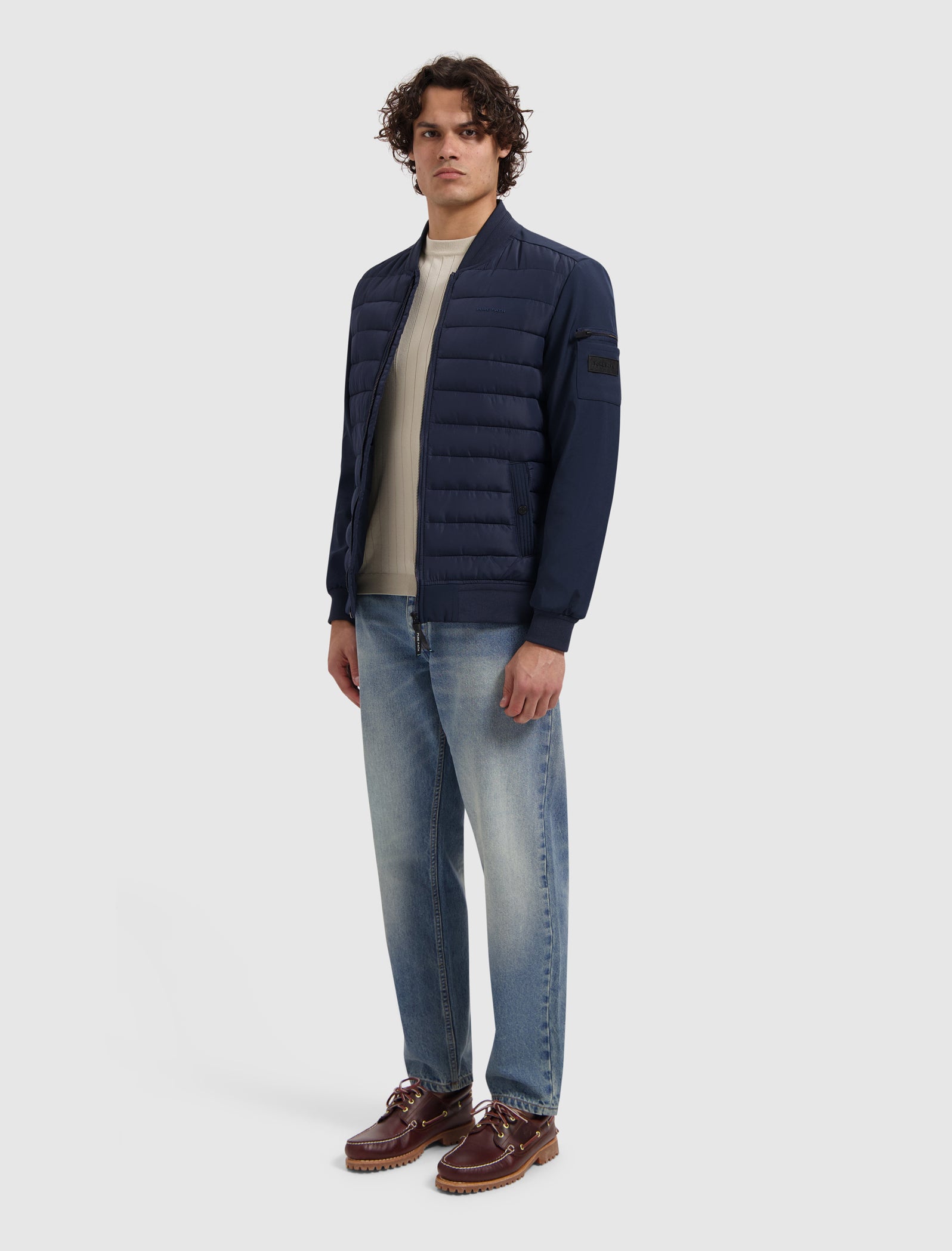 Padded Softshell Jacket | Dark Navy