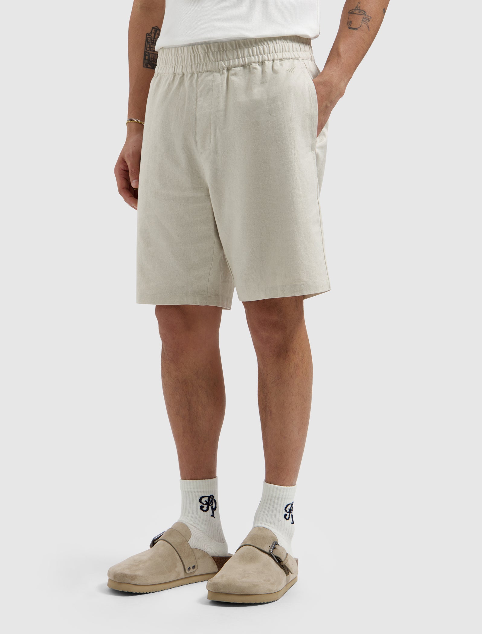 Linen Shorts | Sand