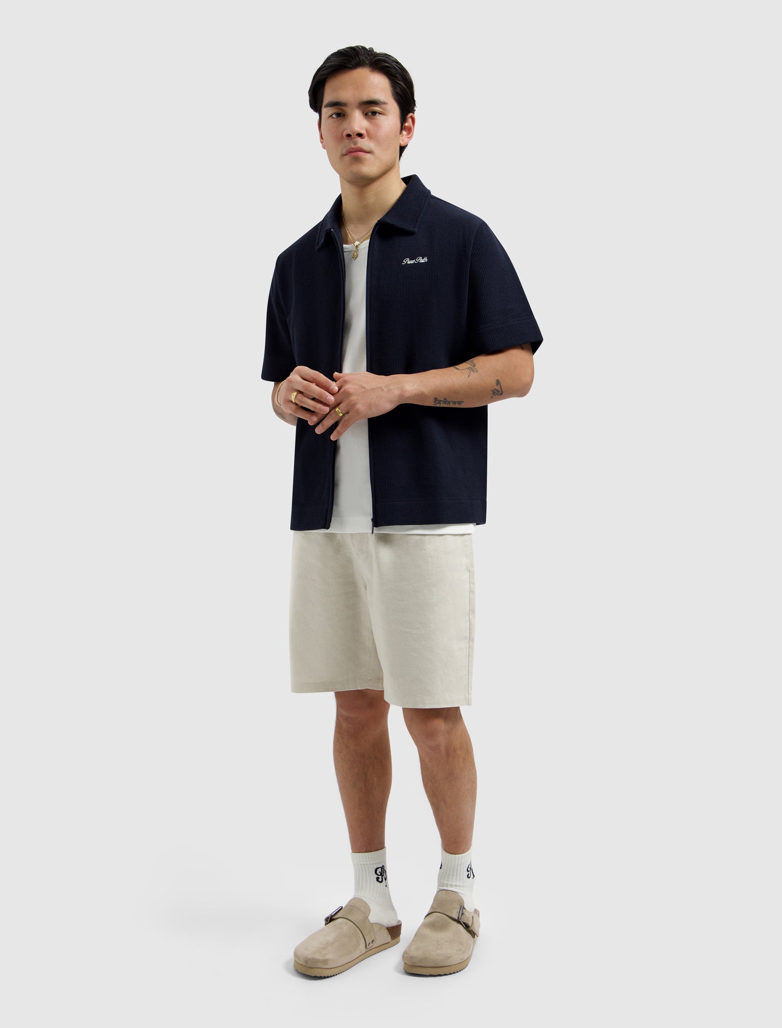 Linen Shorts | Sand