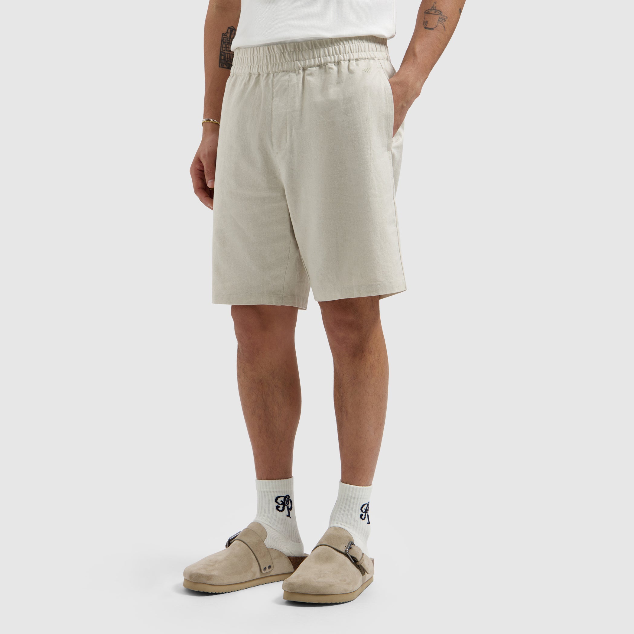 Linen Shorts | Sand