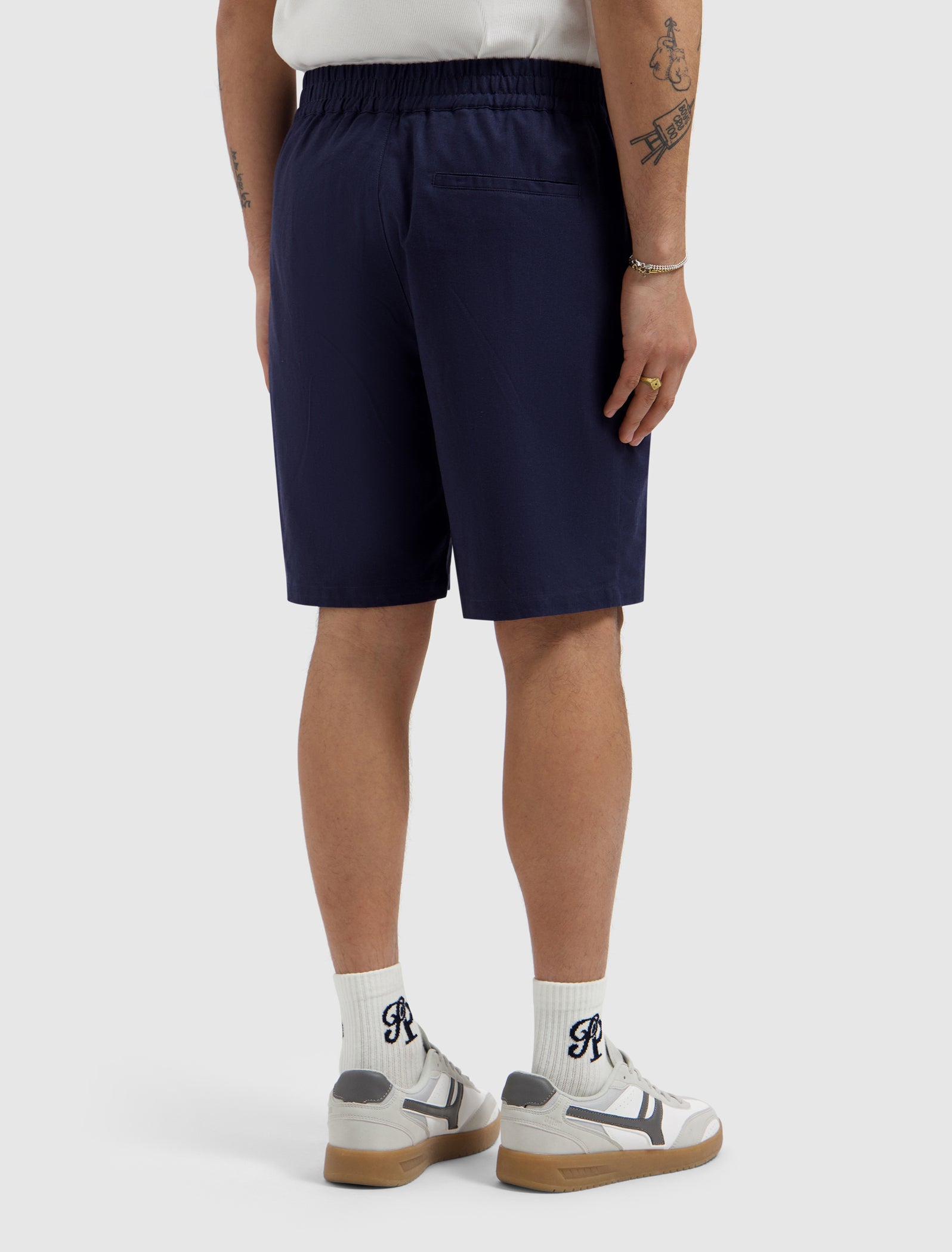 Linen Shorts | Dark Navy
