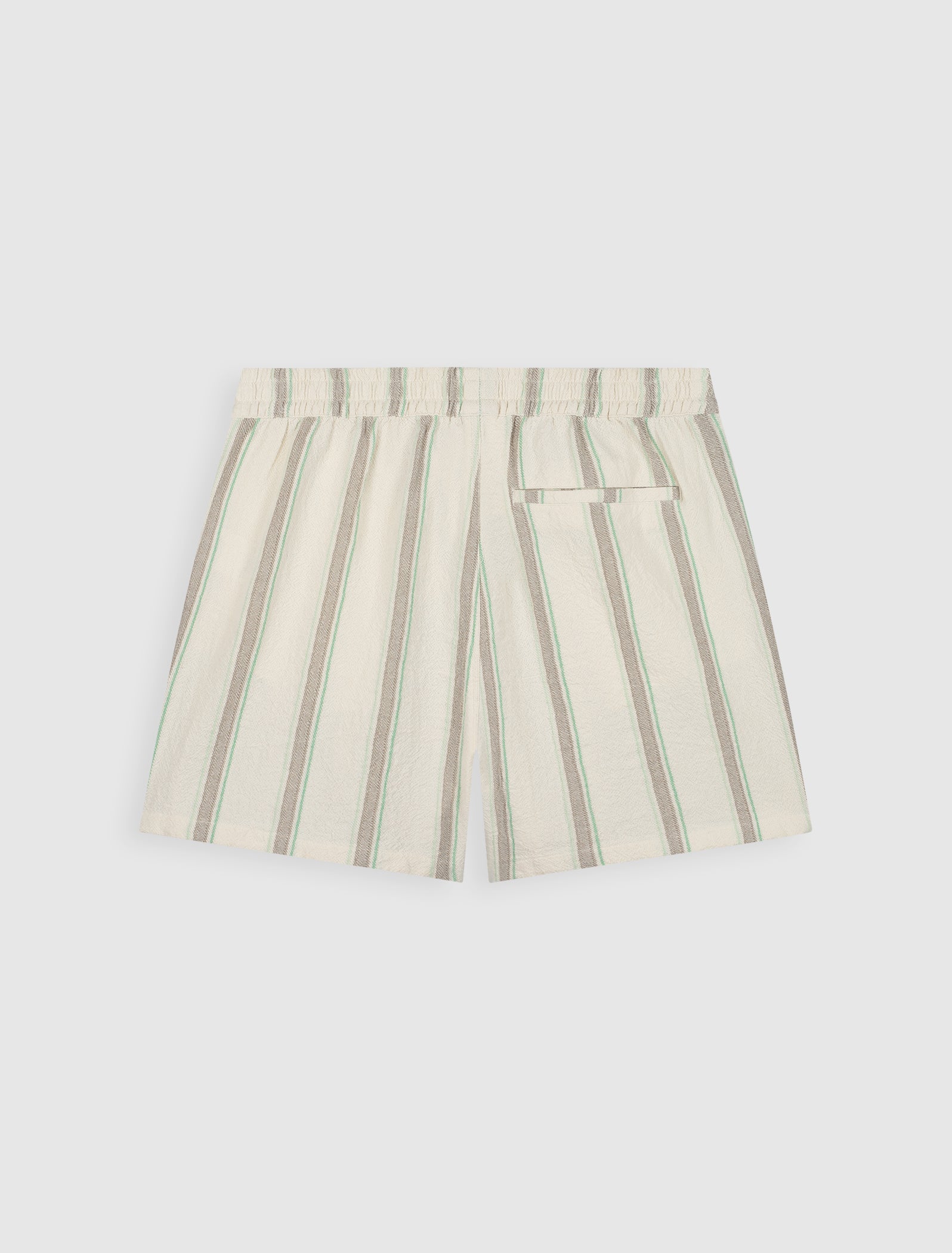 Striped Shorts | Ecru
